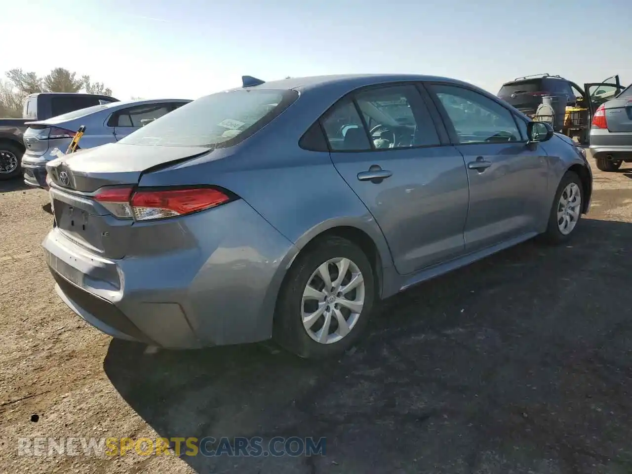 3 Photograph of a damaged car 5YFEPRAE7LP094906 TOYOTA COROLLA 2020