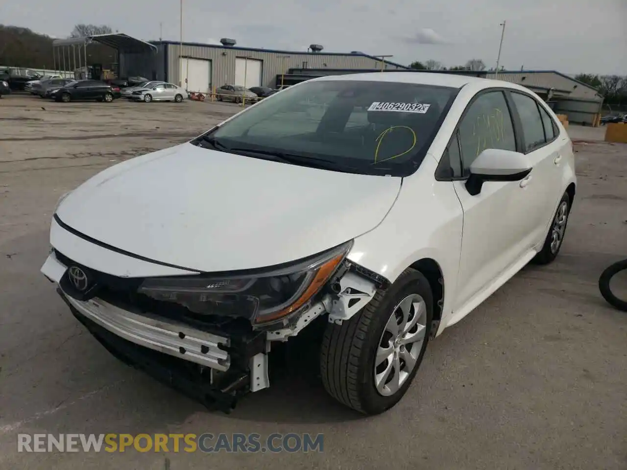 2 Photograph of a damaged car 5YFEPRAE7LP096834 TOYOTA COROLLA 2020