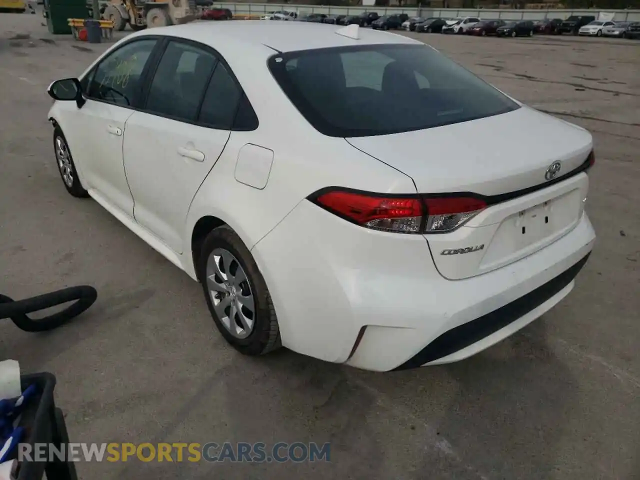 3 Photograph of a damaged car 5YFEPRAE7LP096834 TOYOTA COROLLA 2020