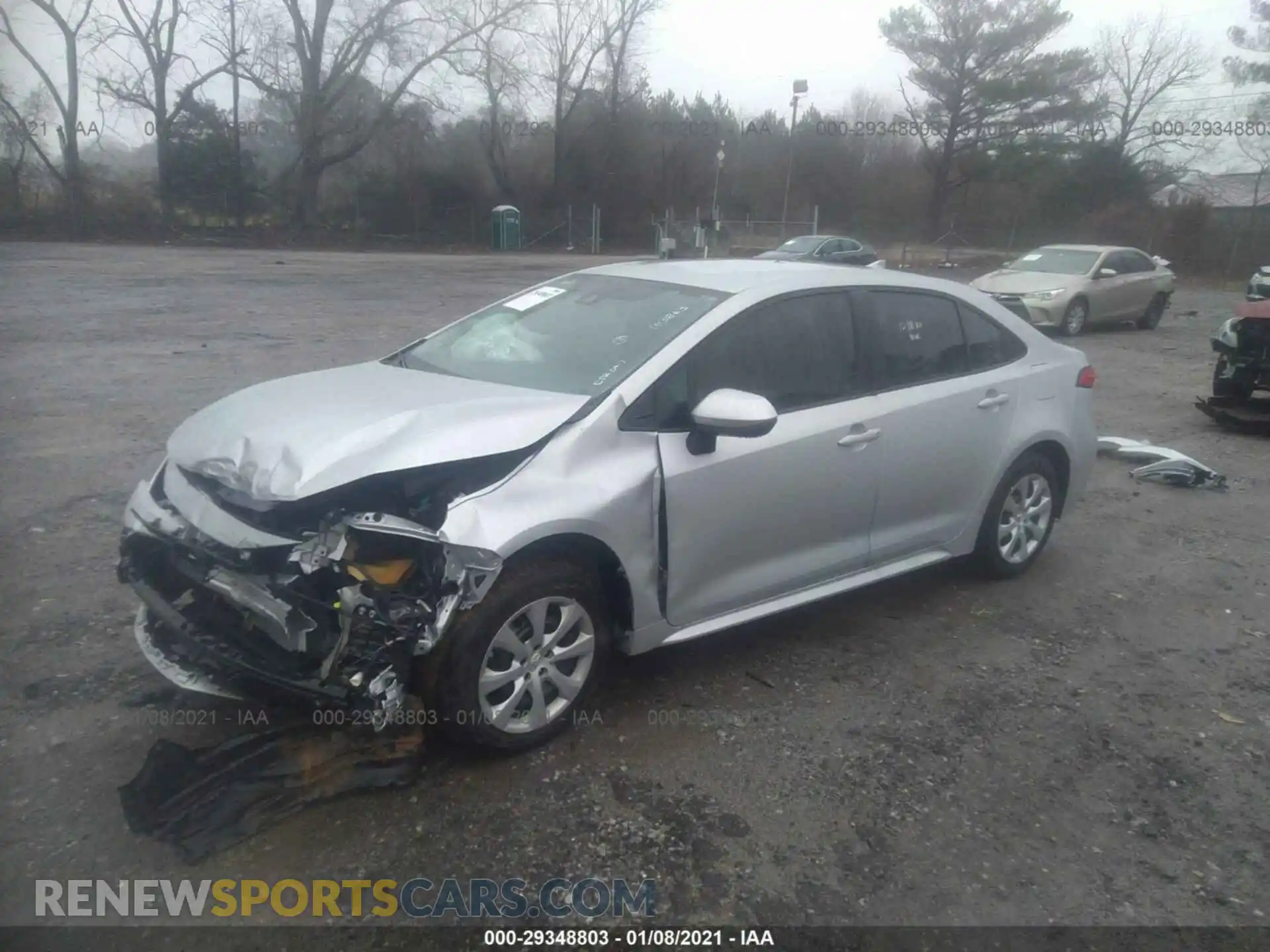 2 Photograph of a damaged car 5YFEPRAE7LP103863 TOYOTA COROLLA 2020