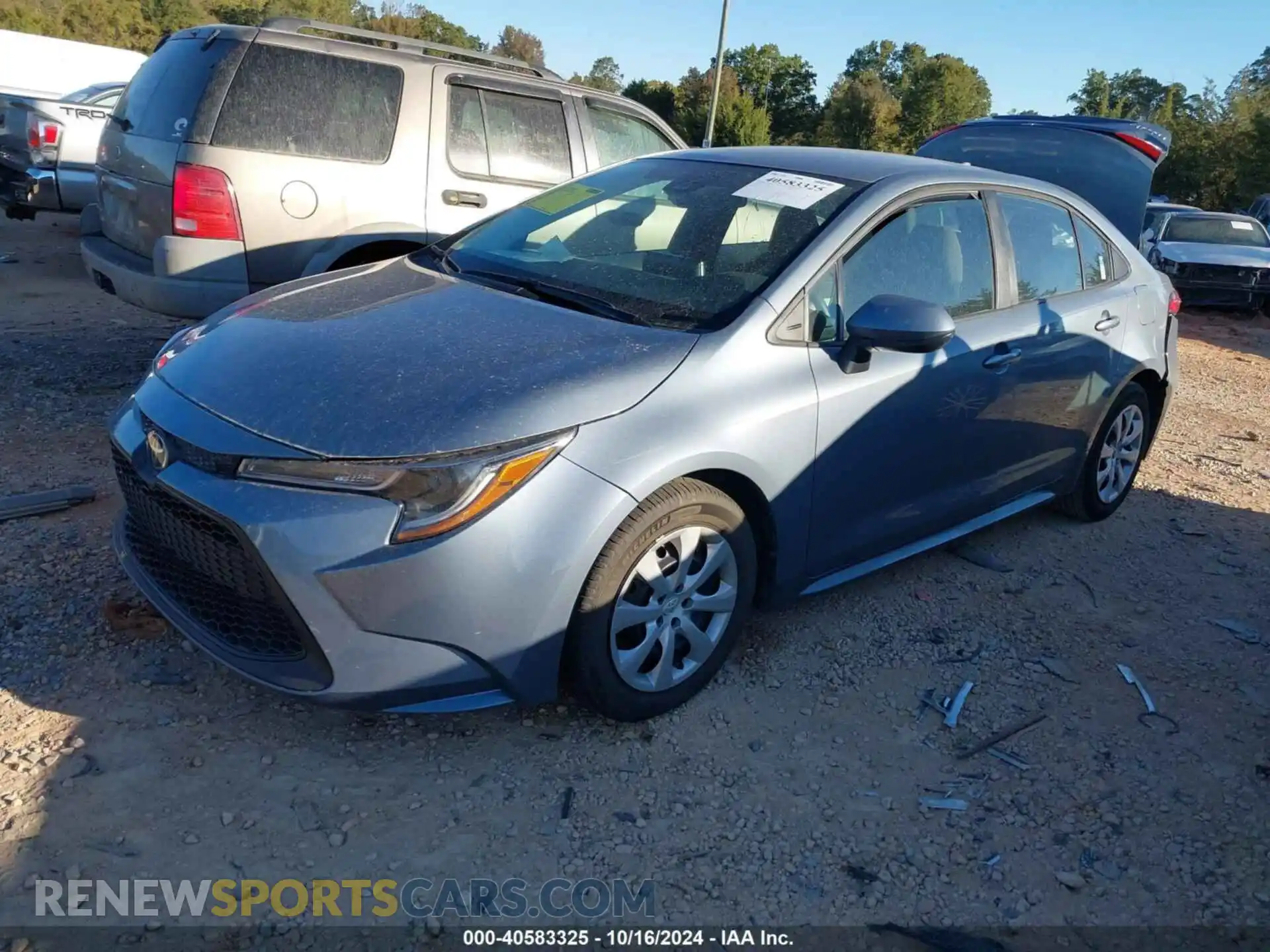 2 Photograph of a damaged car 5YFEPRAE7LP106181 TOYOTA COROLLA 2020