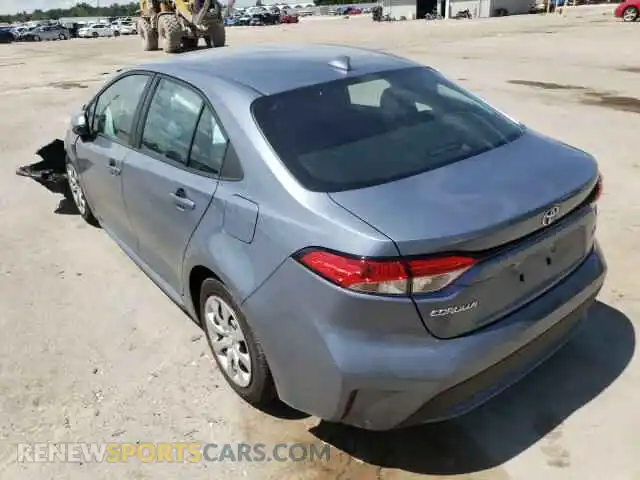 3 Photograph of a damaged car 5YFEPRAE7LP110702 TOYOTA COROLLA 2020