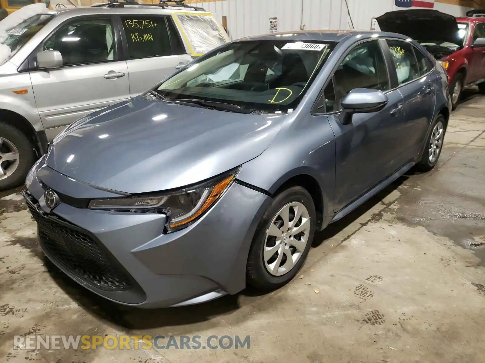 2 Photograph of a damaged car 5YFEPRAE7LP114152 TOYOTA COROLLA 2020