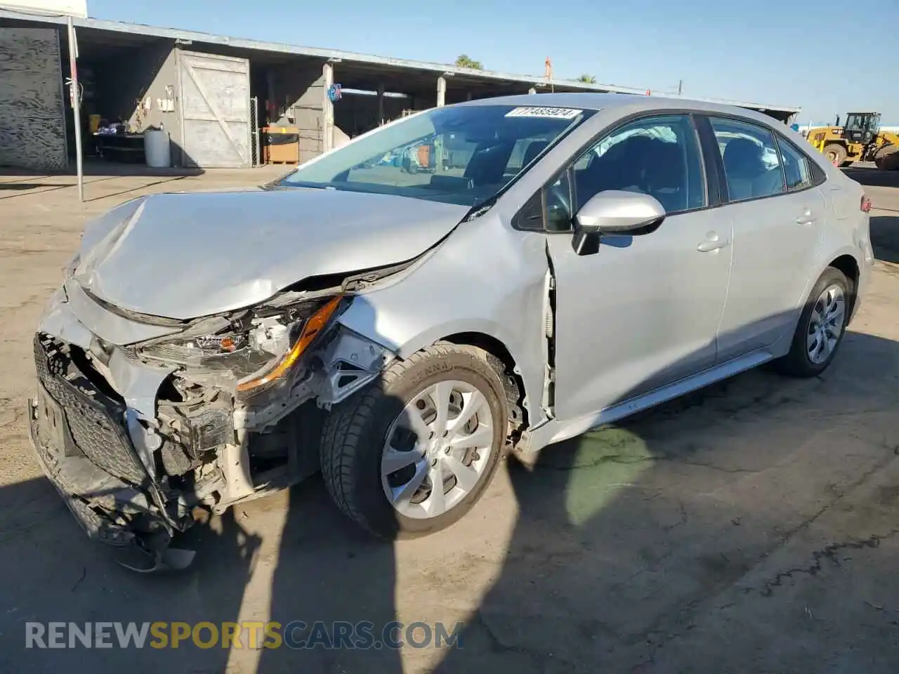 1 Photograph of a damaged car 5YFEPRAE7LP121019 TOYOTA COROLLA 2020