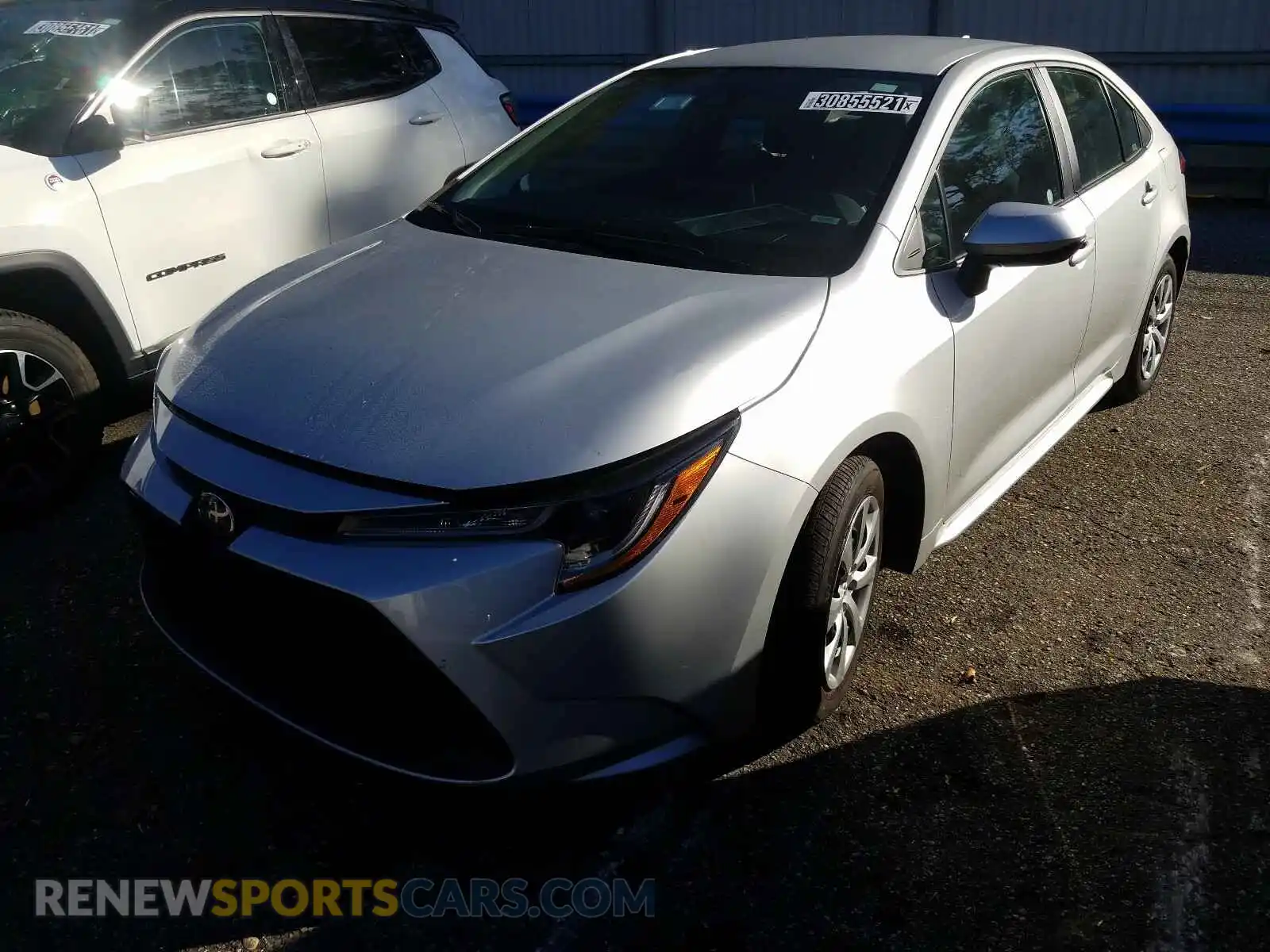 2 Photograph of a damaged car 5YFEPRAE7LP122185 TOYOTA COROLLA 2020