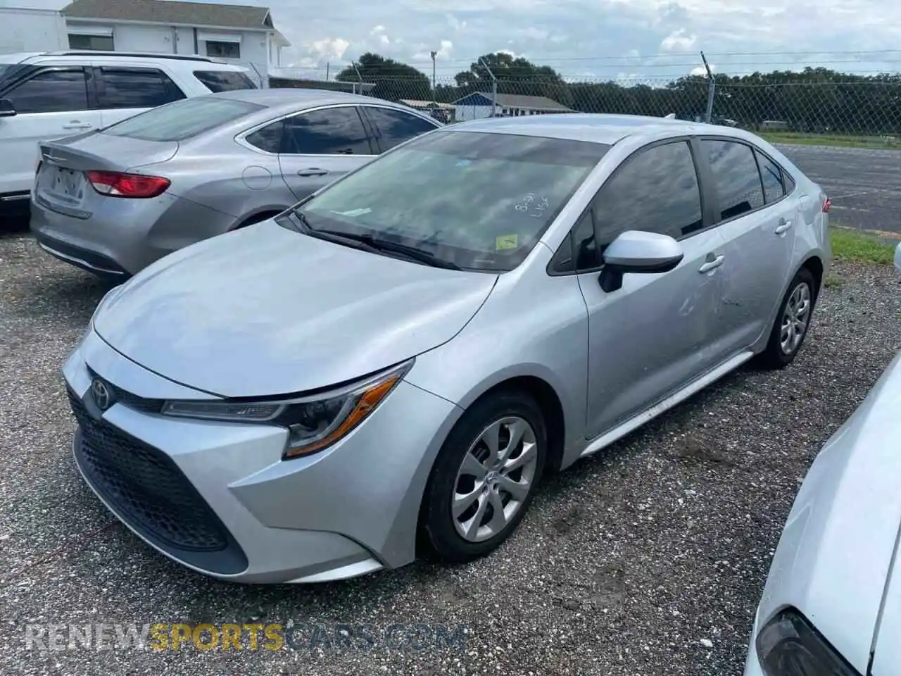 2 Photograph of a damaged car 5YFEPRAE7LP133302 TOYOTA COROLLA 2020