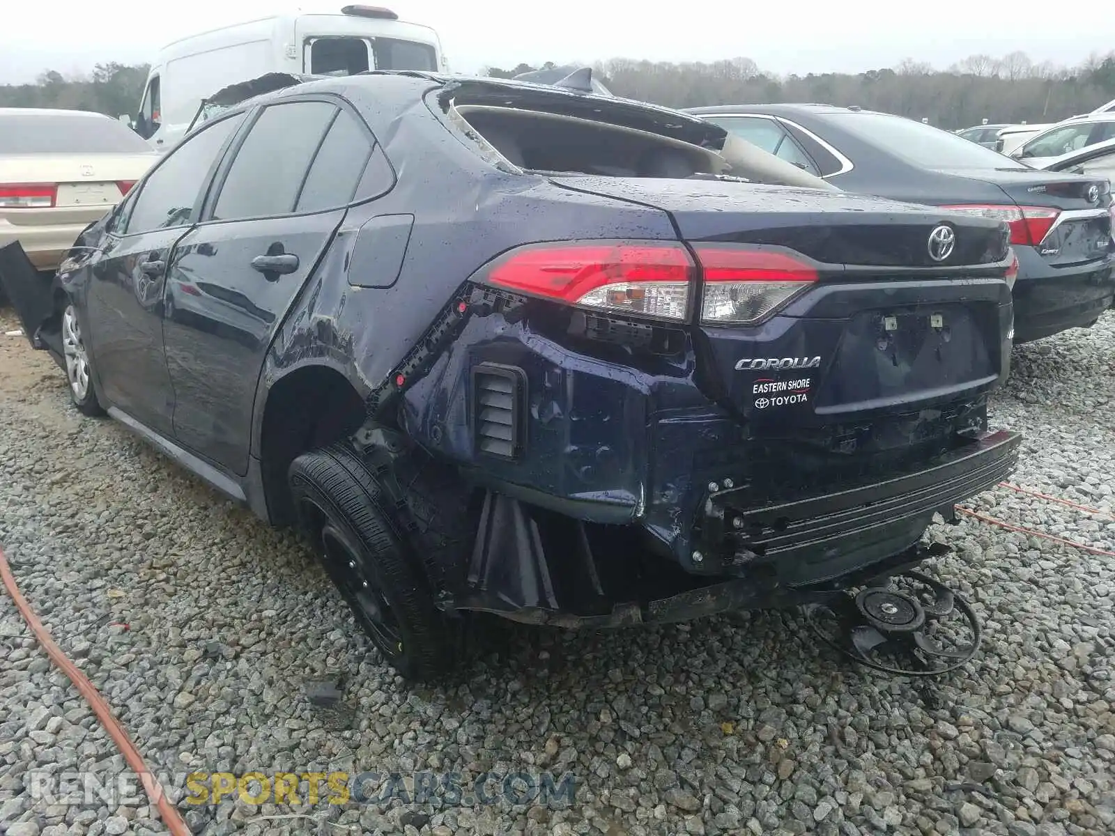 3 Photograph of a damaged car 5YFEPRAE7LP134109 TOYOTA COROLLA 2020