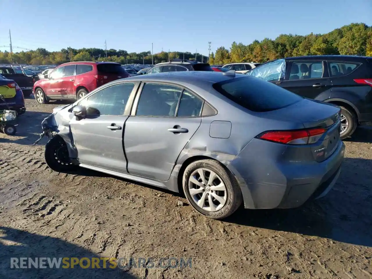 2 Photograph of a damaged car 5YFEPRAE7LP134644 TOYOTA COROLLA 2020