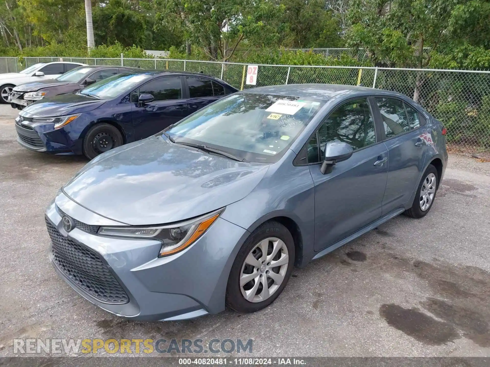 2 Фотография поврежденного автомобиля 5YFEPRAE7LP139973 TOYOTA COROLLA 2020