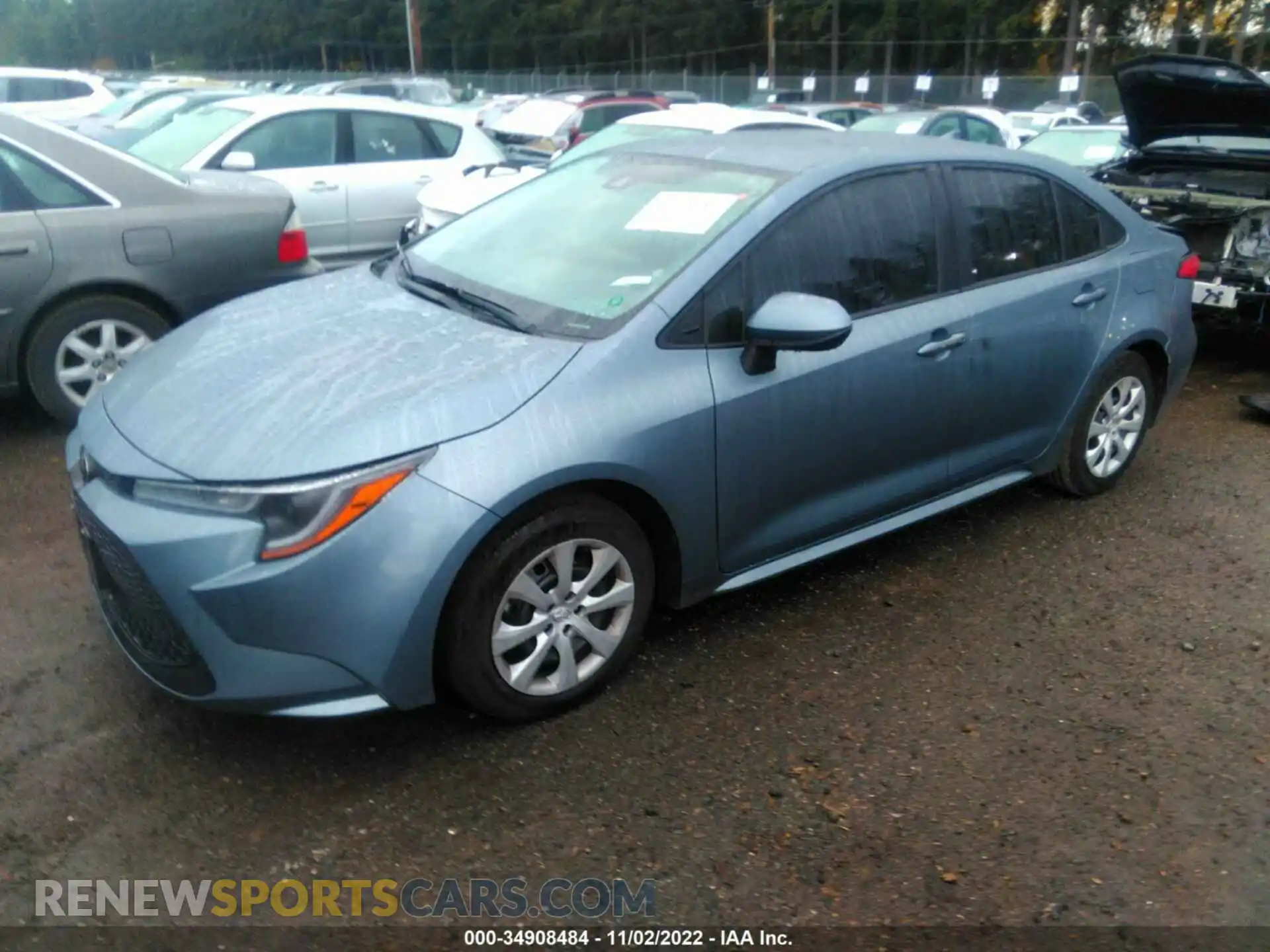 2 Photograph of a damaged car 5YFEPRAE7LP141089 TOYOTA COROLLA 2020