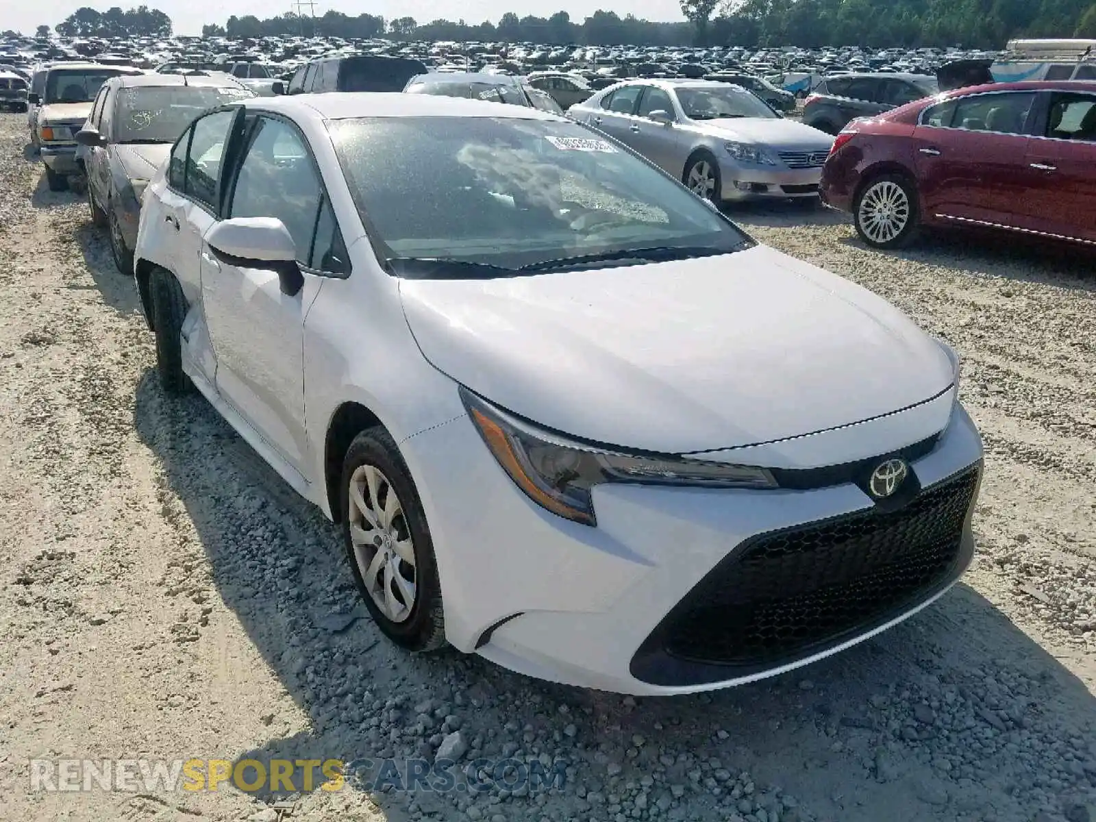 1 Photograph of a damaged car 5YFEPRAE8LP006168 TOYOTA COROLLA 2020