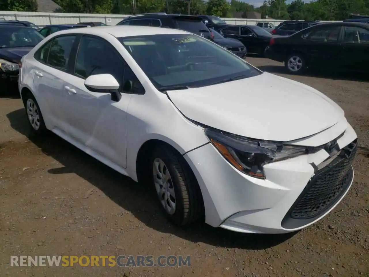 1 Photograph of a damaged car 5YFEPRAE8LP007787 TOYOTA COROLLA 2020
