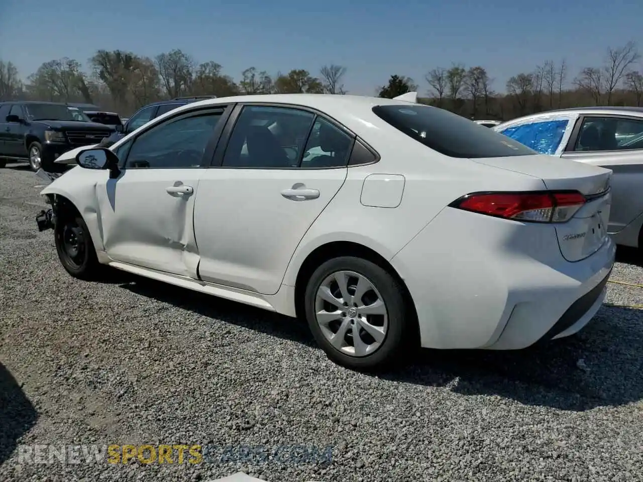 2 Photograph of a damaged car 5YFEPRAE8LP014576 TOYOTA COROLLA 2020