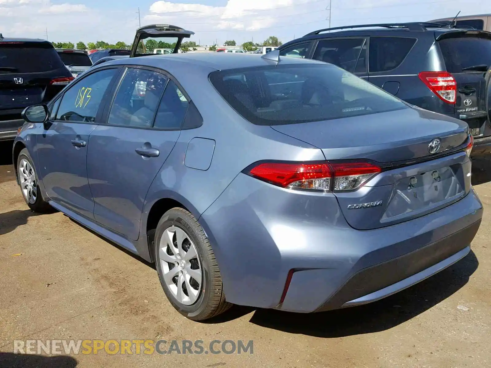 3 Photograph of a damaged car 5YFEPRAE8LP019616 TOYOTA COROLLA 2020