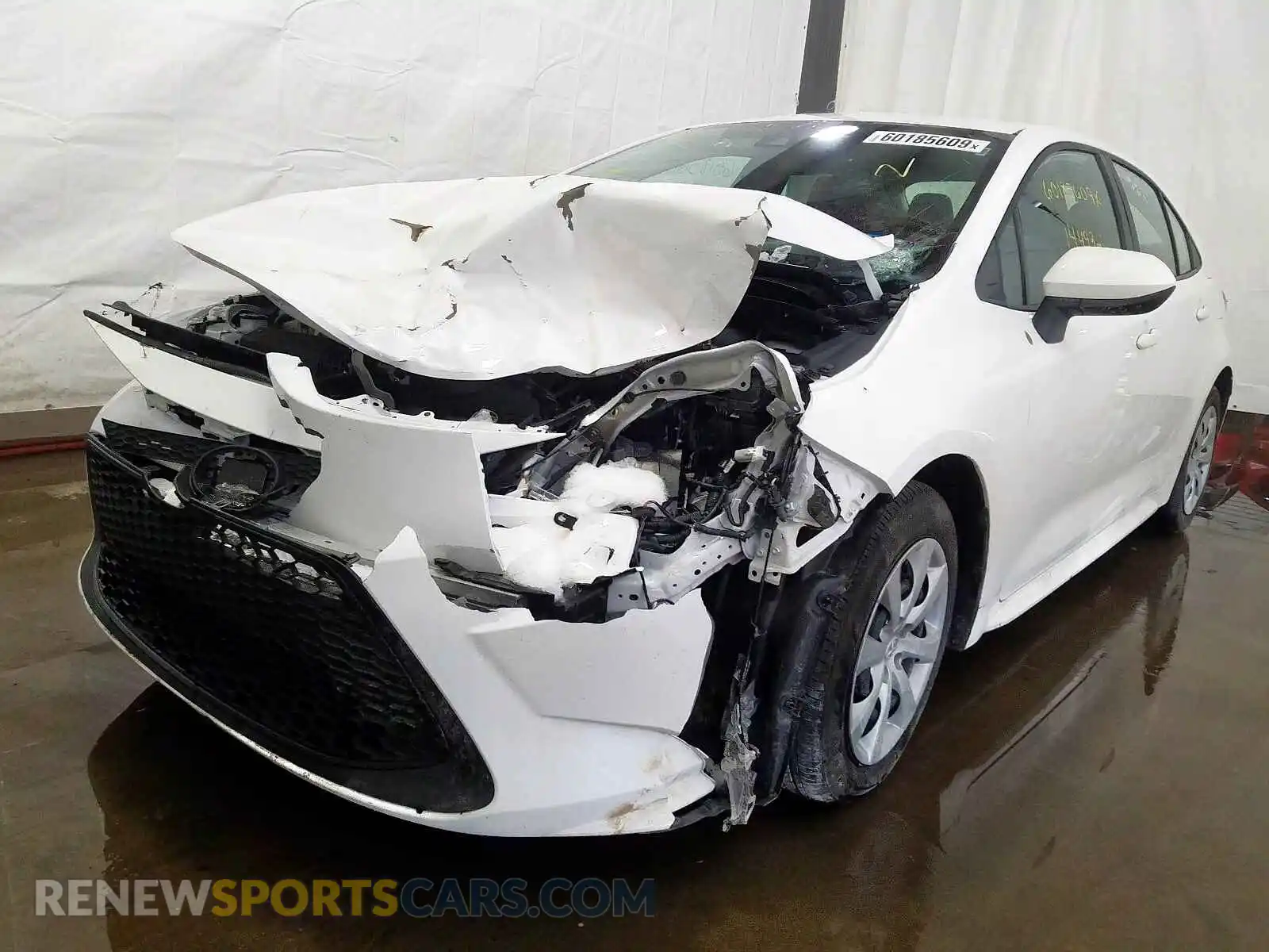 2 Photograph of a damaged car 5YFEPRAE8LP023620 TOYOTA COROLLA 2020