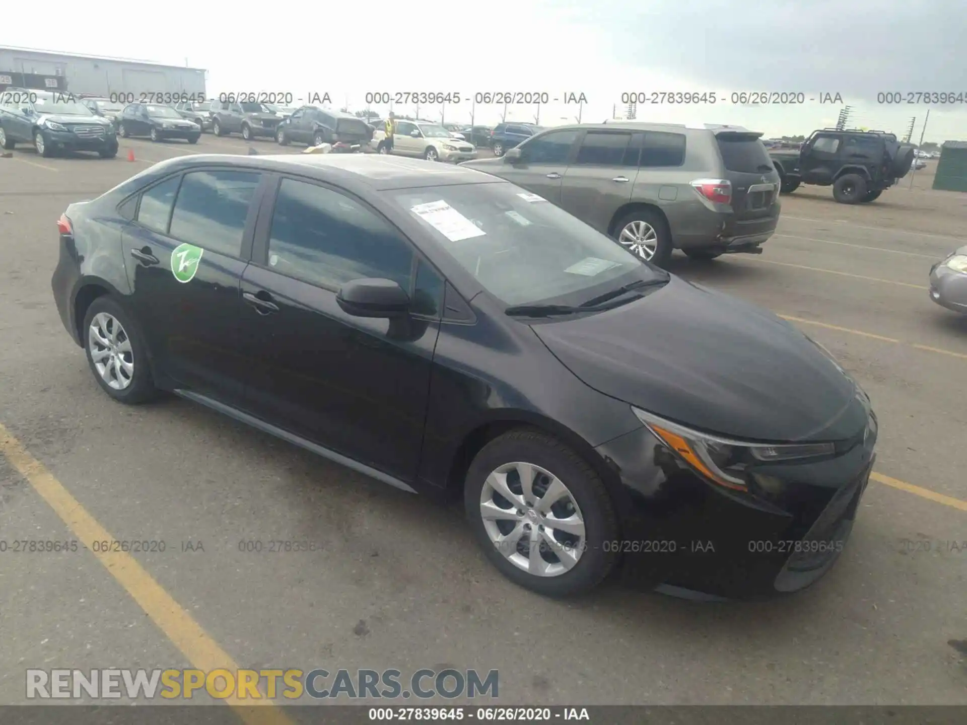 1 Photograph of a damaged car 5YFEPRAE8LP025657 TOYOTA COROLLA 2020