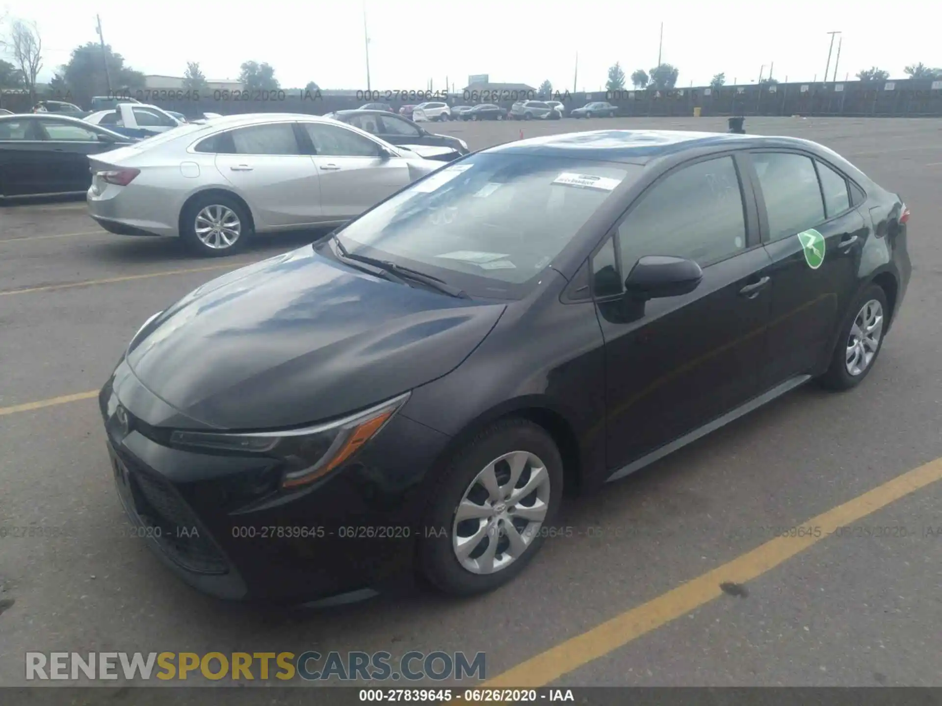 2 Photograph of a damaged car 5YFEPRAE8LP025657 TOYOTA COROLLA 2020