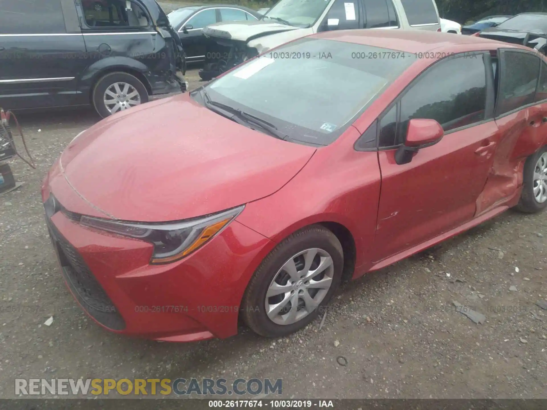 2 Photograph of a damaged car 5YFEPRAE8LP030194 TOYOTA COROLLA 2020