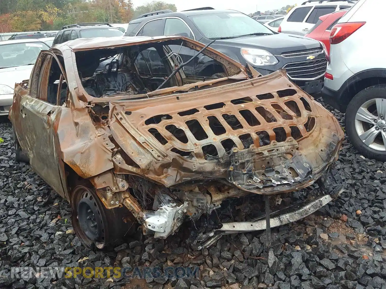 1 Photograph of a damaged car 5YFEPRAE8LP030700 TOYOTA COROLLA 2020