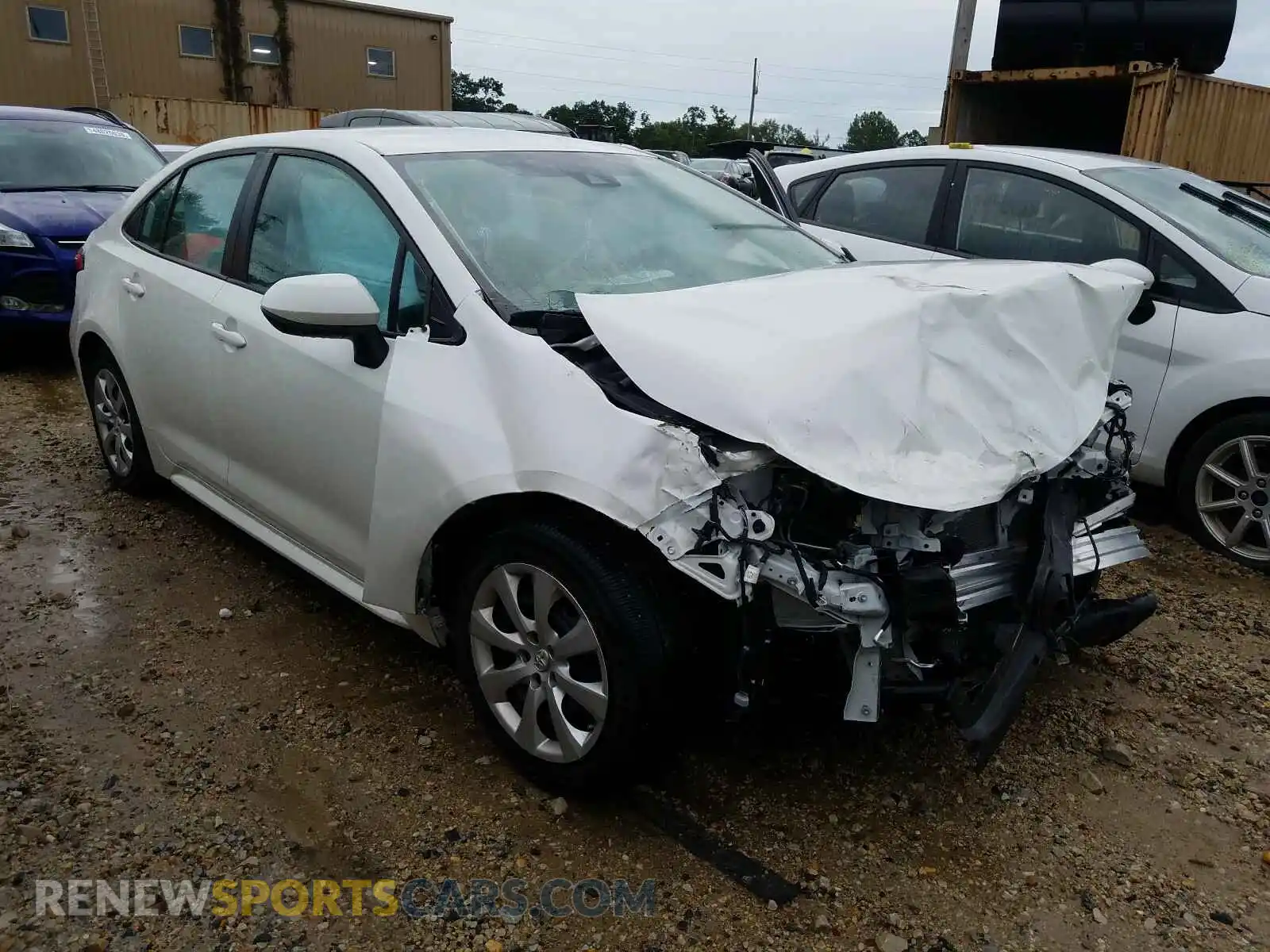 1 Photograph of a damaged car 5YFEPRAE8LP037470 TOYOTA COROLLA 2020