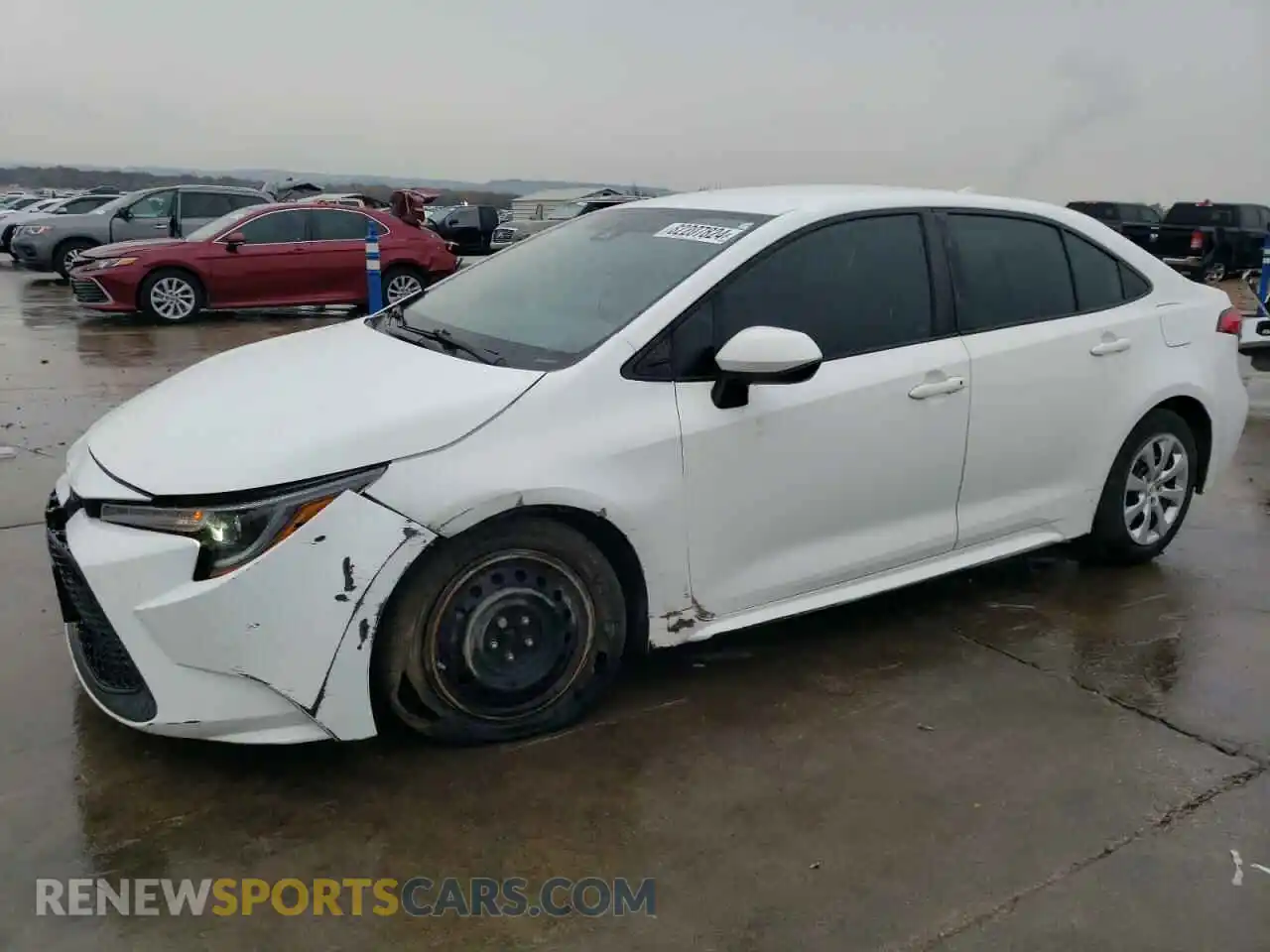 1 Photograph of a damaged car 5YFEPRAE8LP044273 TOYOTA COROLLA 2020