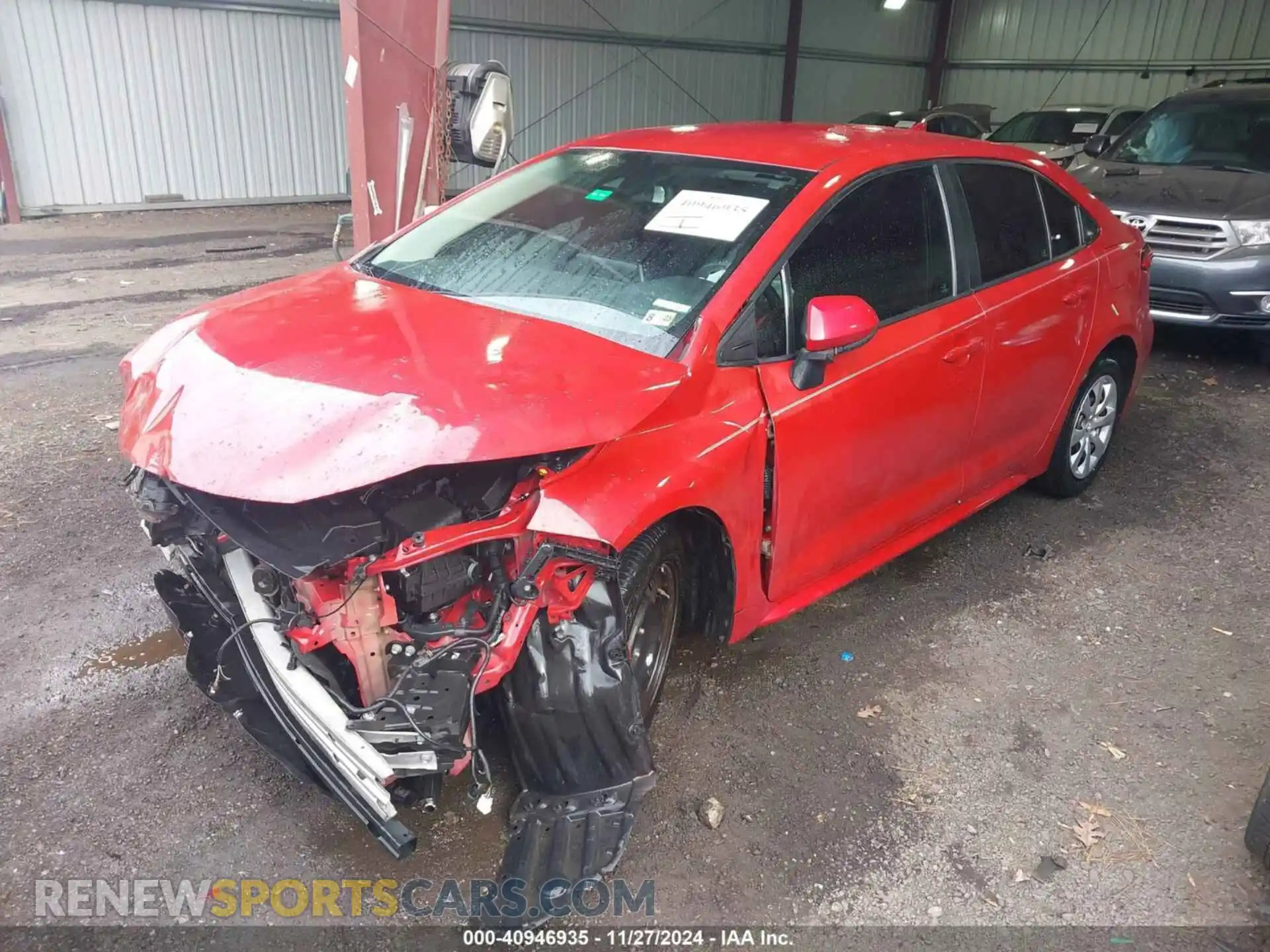 2 Photograph of a damaged car 5YFEPRAE8LP052499 TOYOTA COROLLA 2020