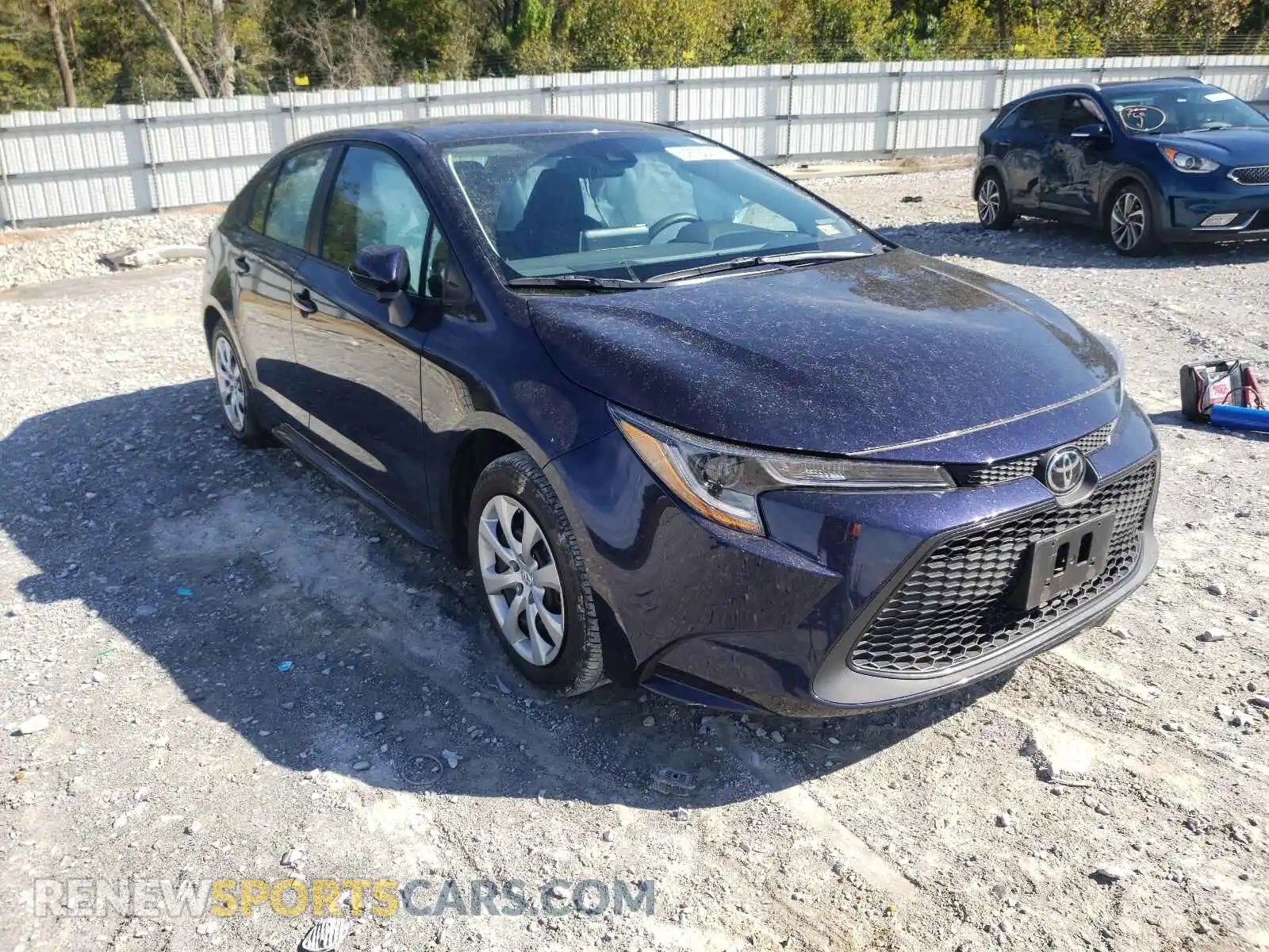 1 Photograph of a damaged car 5YFEPRAE8LP055080 TOYOTA COROLLA 2020