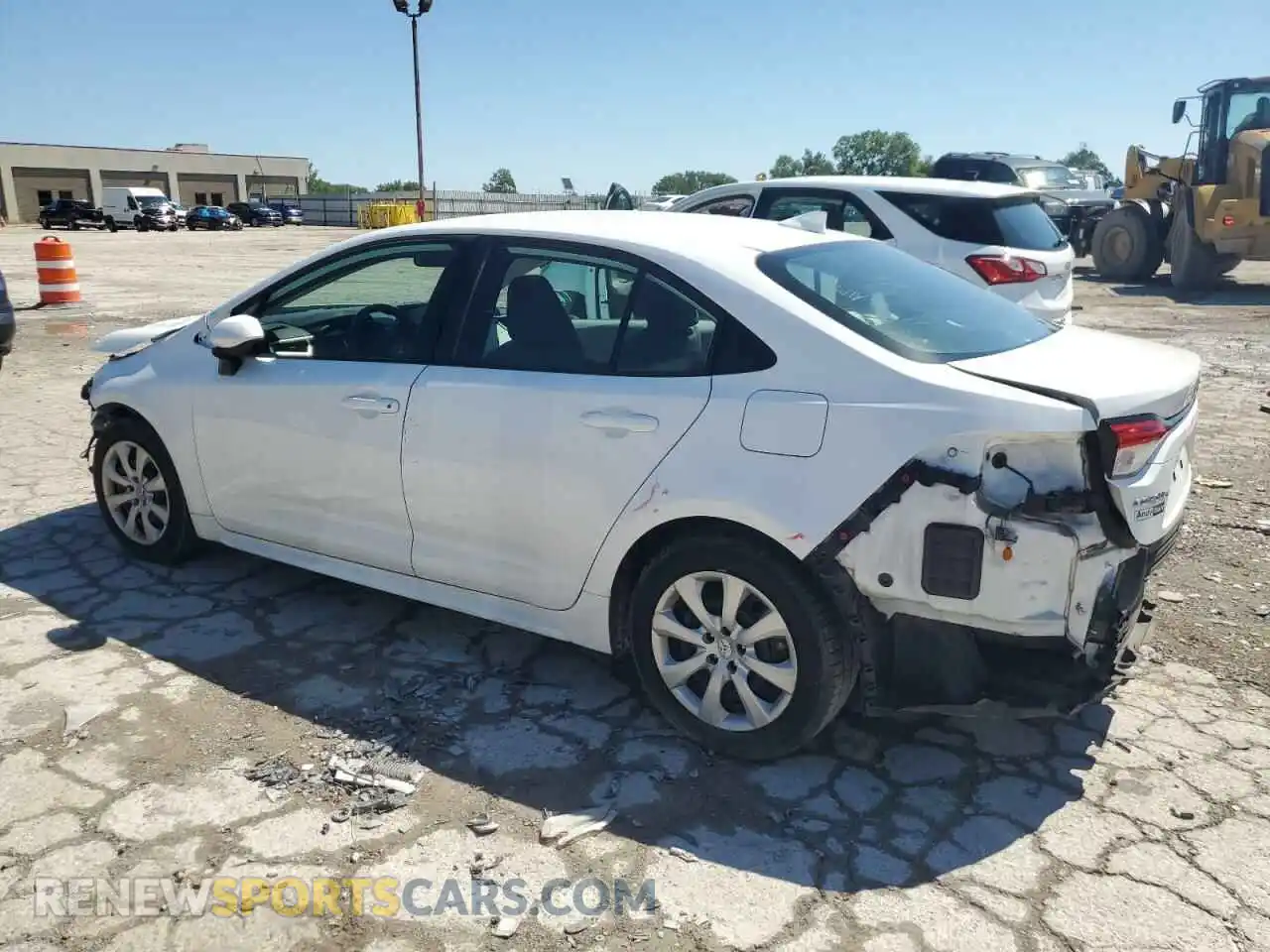 2 Photograph of a damaged car 5YFEPRAE8LP056746 TOYOTA COROLLA 2020
