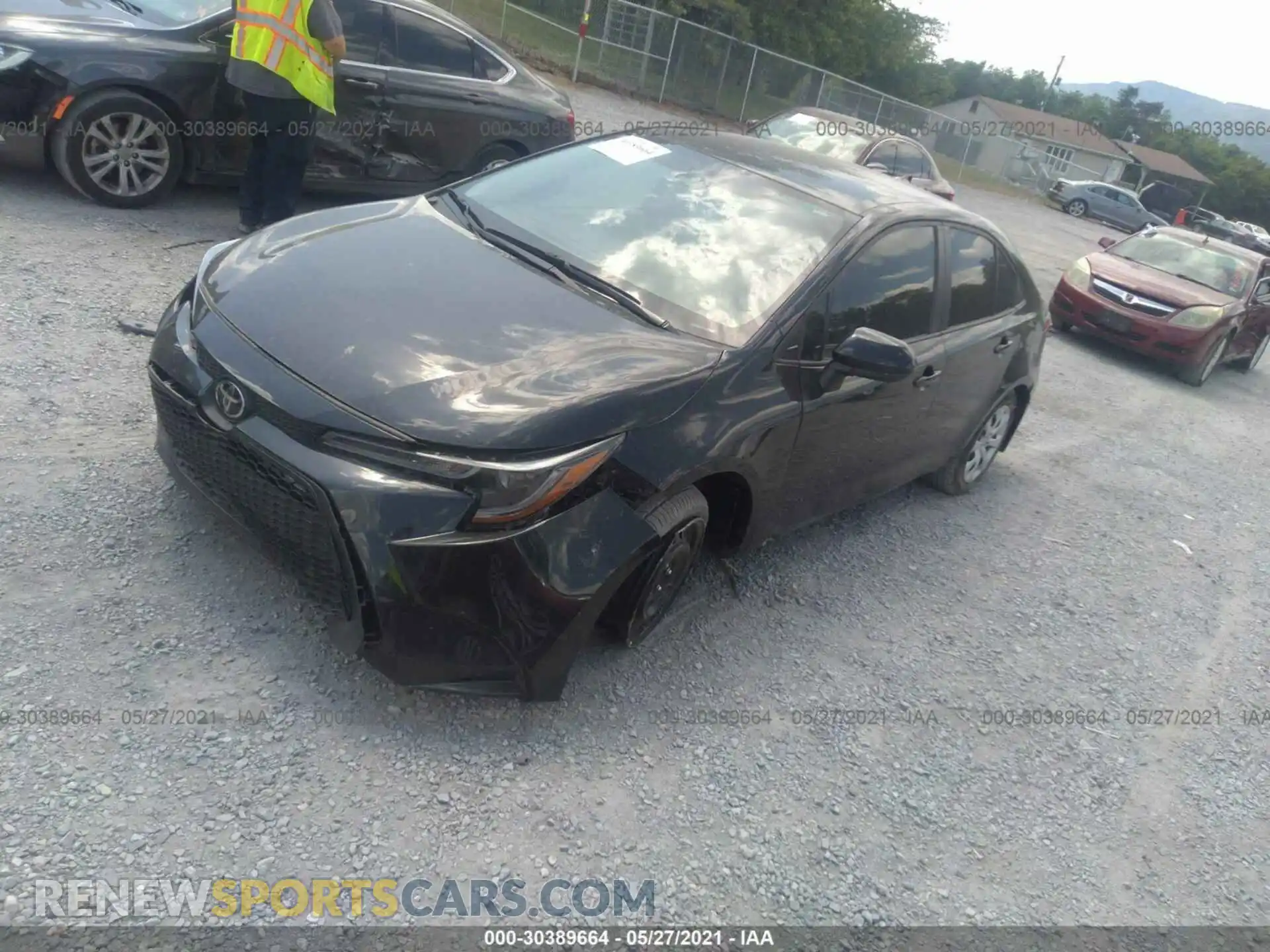 2 Photograph of a damaged car 5YFEPRAE8LP057332 TOYOTA COROLLA 2020