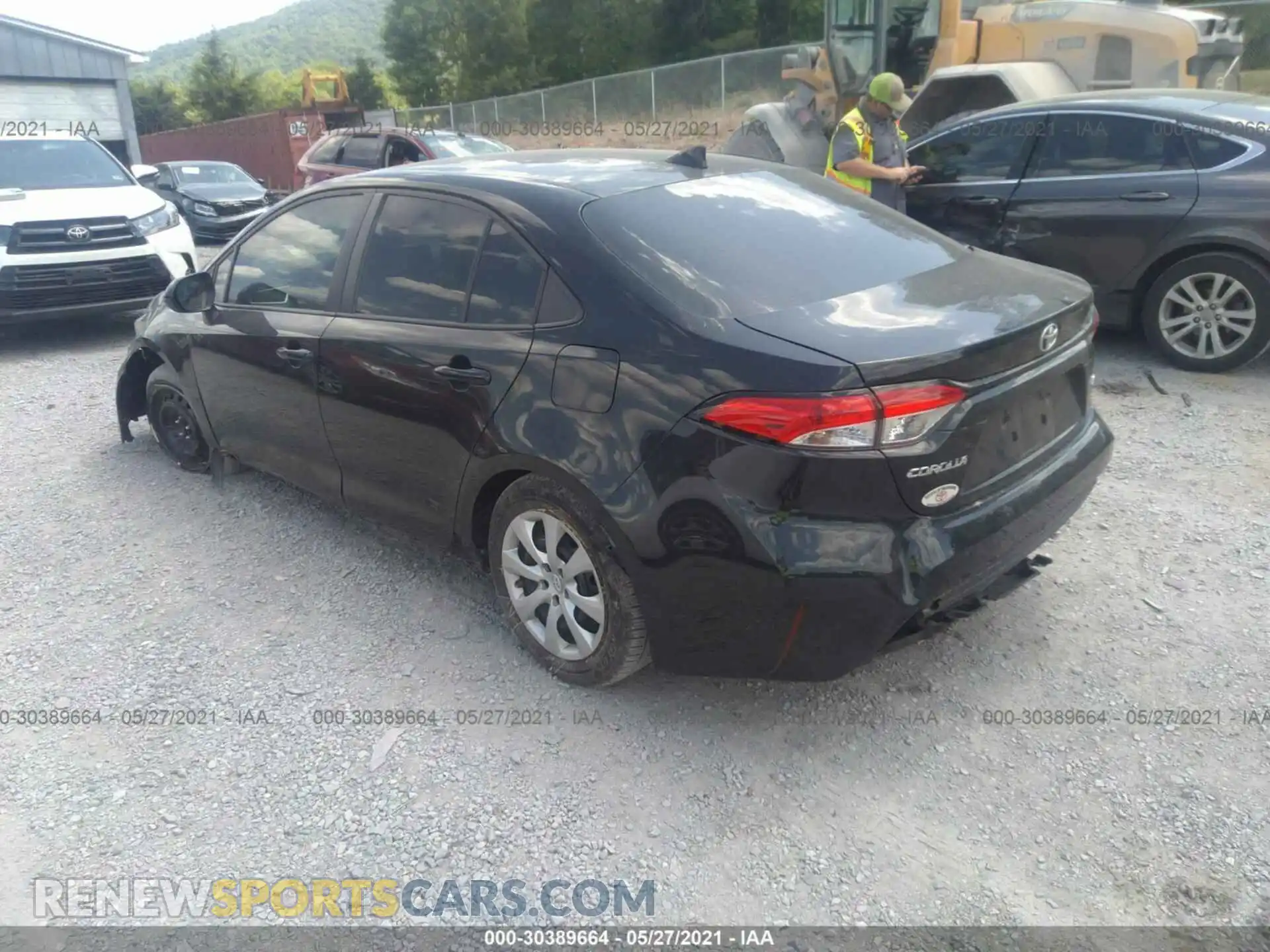 3 Photograph of a damaged car 5YFEPRAE8LP057332 TOYOTA COROLLA 2020