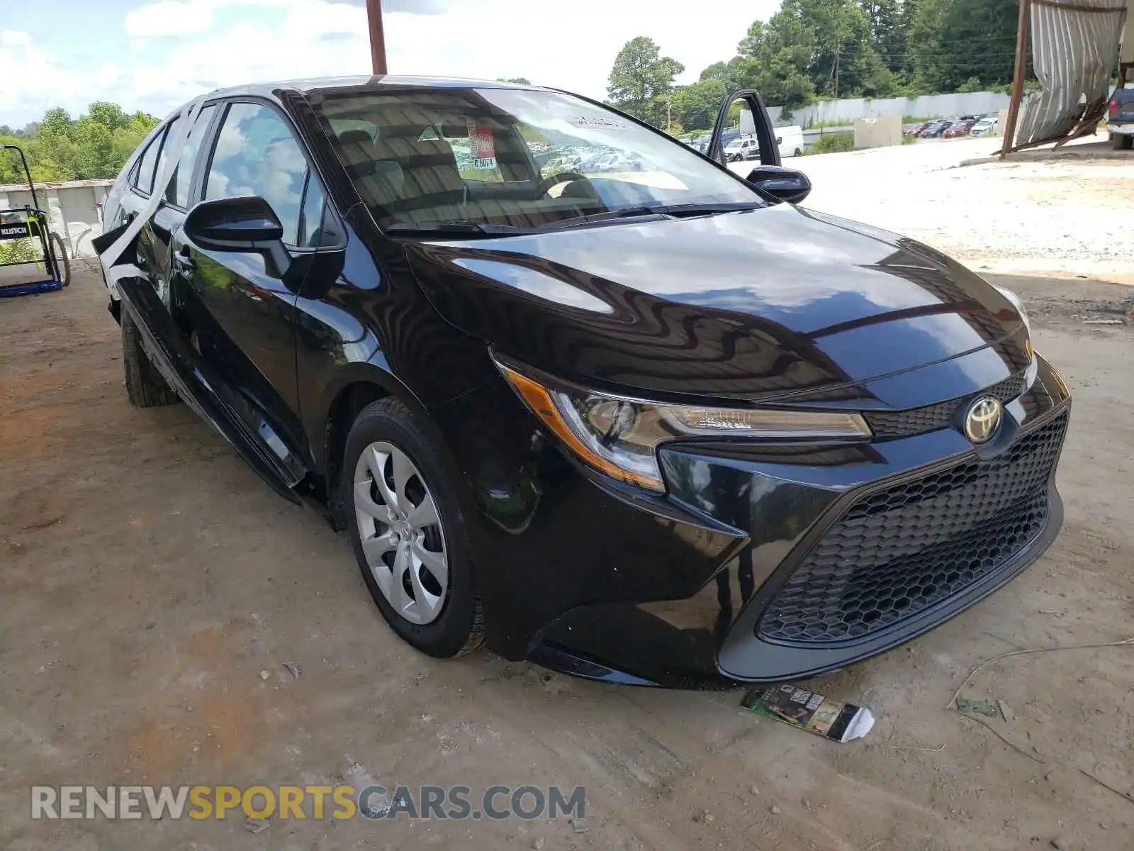 1 Photograph of a damaged car 5YFEPRAE8LP059565 TOYOTA COROLLA 2020