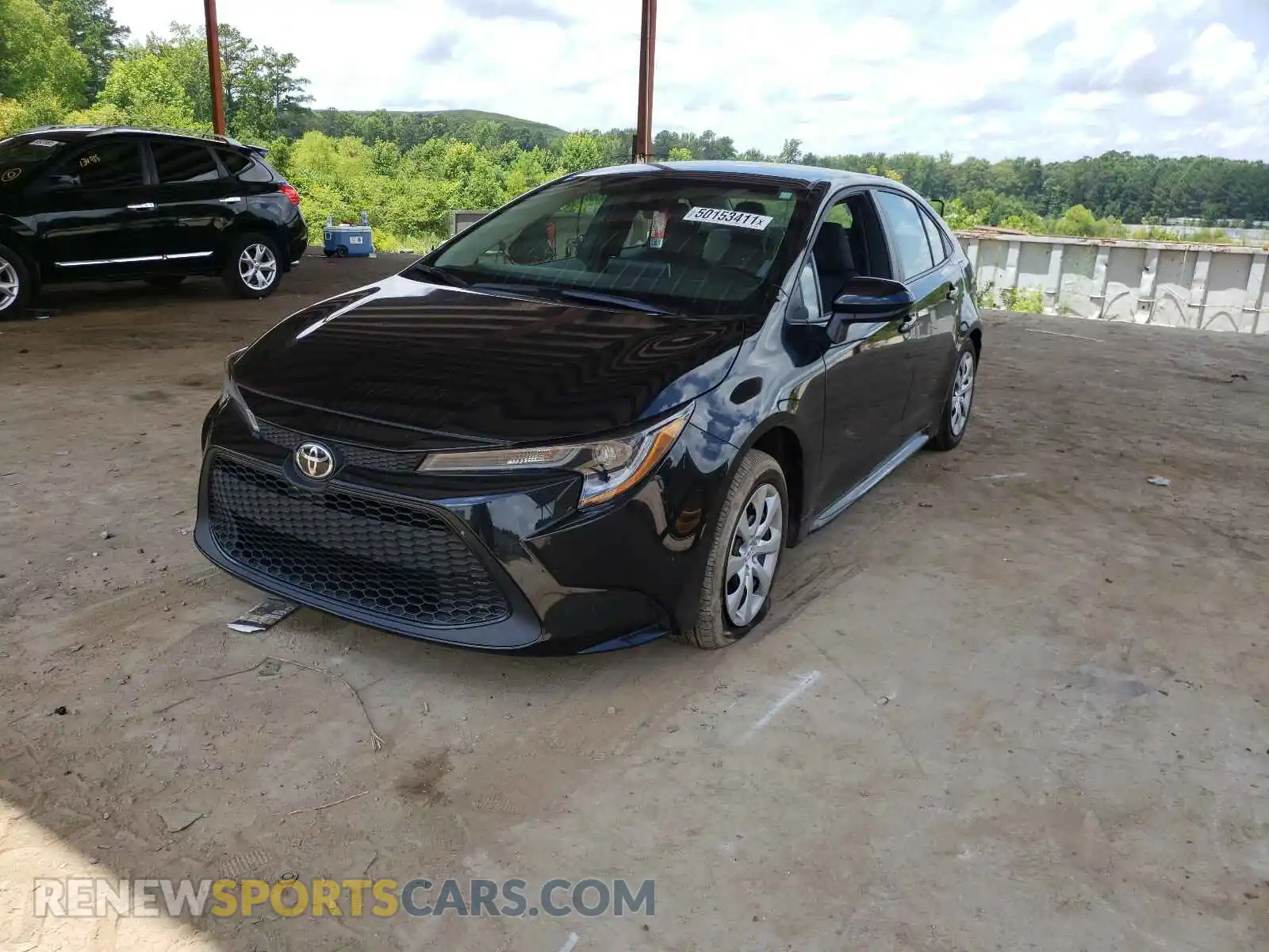 2 Photograph of a damaged car 5YFEPRAE8LP059565 TOYOTA COROLLA 2020