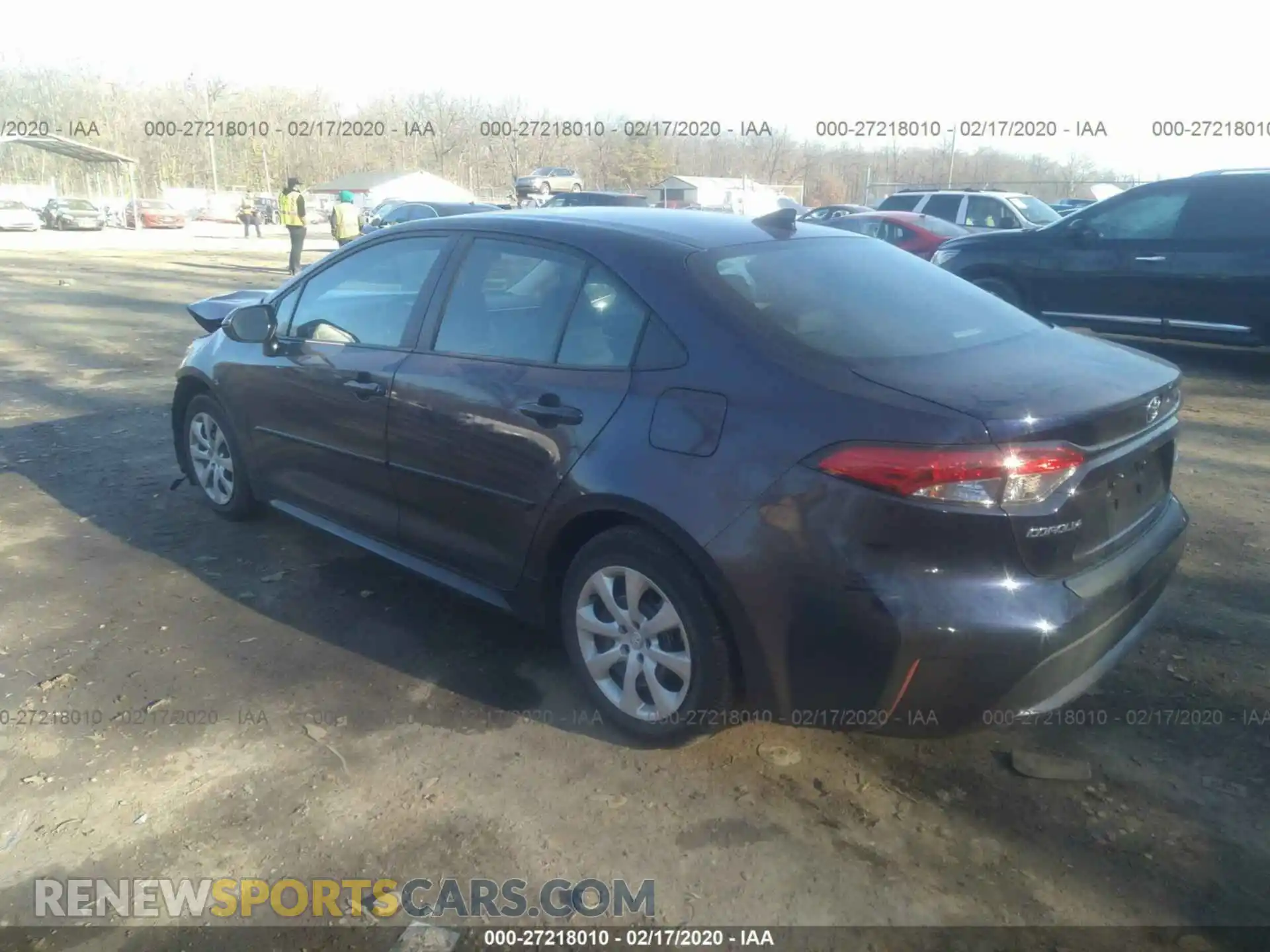 3 Photograph of a damaged car 5YFEPRAE8LP060697 TOYOTA COROLLA 2020