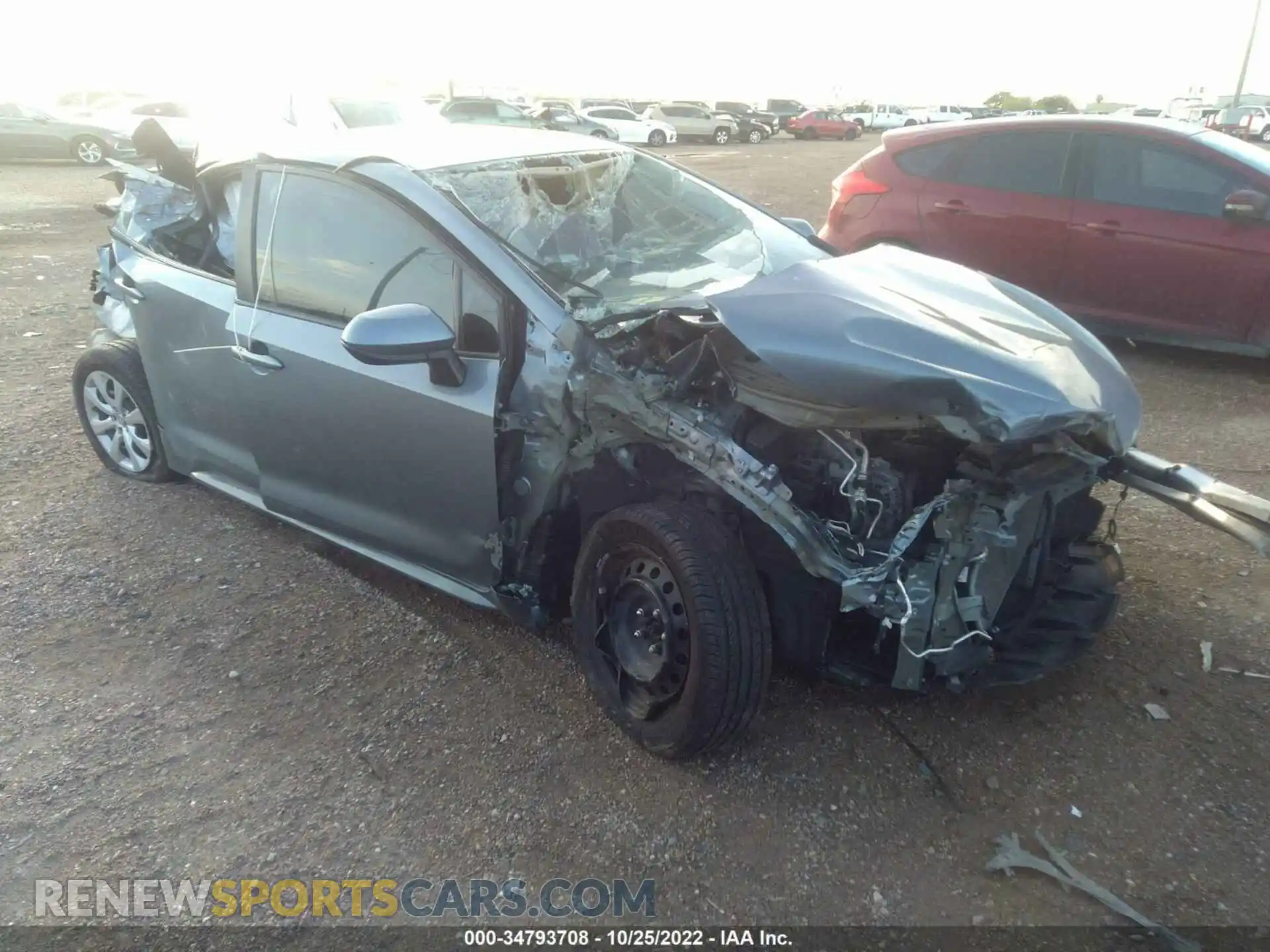 1 Фотография поврежденного автомобиля 5YFEPRAE8LP077435 TOYOTA COROLLA 2020