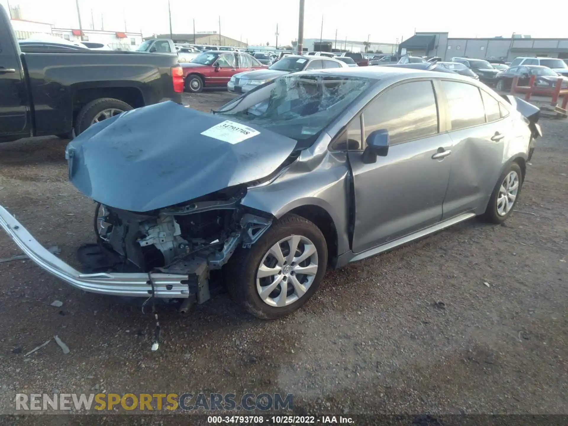 2 Фотография поврежденного автомобиля 5YFEPRAE8LP077435 TOYOTA COROLLA 2020
