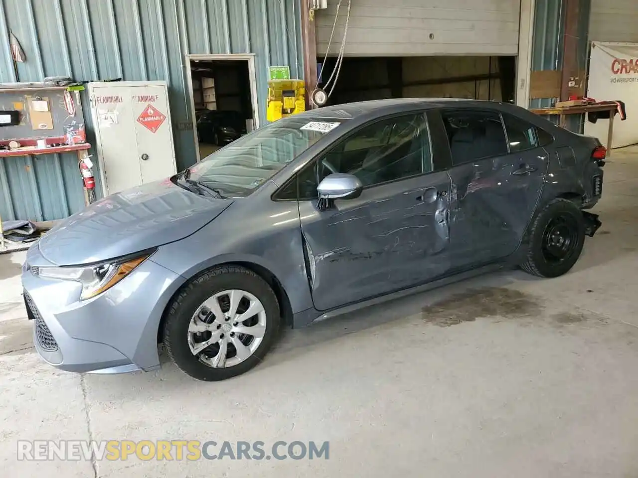 1 Photograph of a damaged car 5YFEPRAE8LP077483 TOYOTA COROLLA 2020