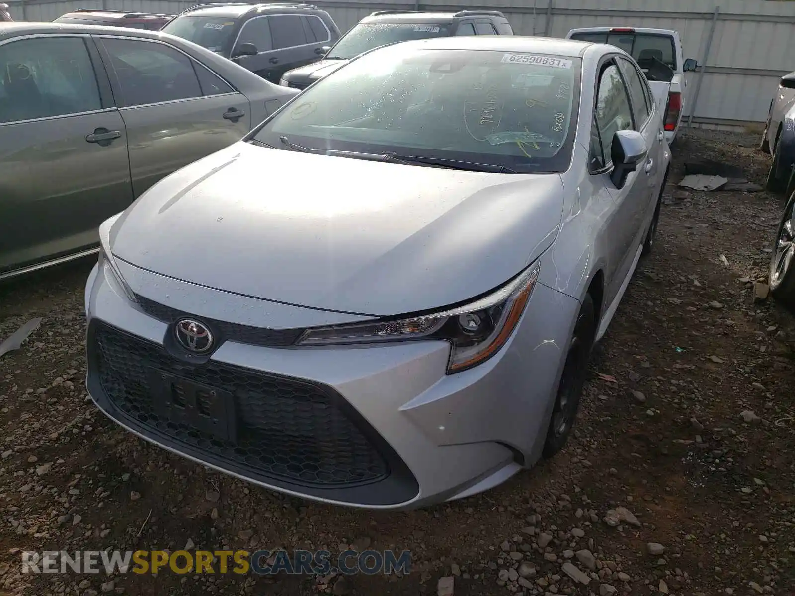 2 Фотография поврежденного автомобиля 5YFEPRAE8LP077659 TOYOTA COROLLA 2020
