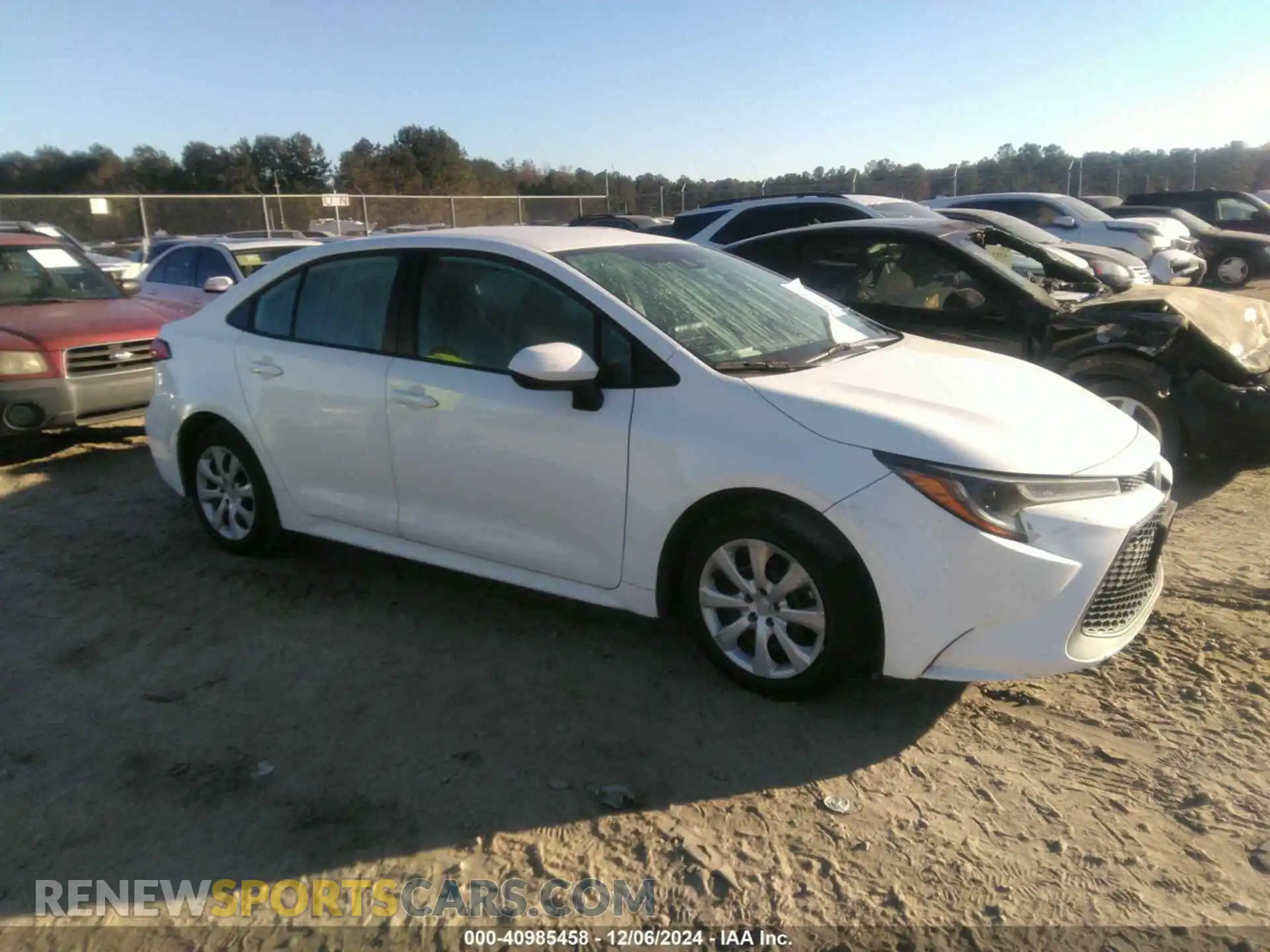 1 fotografías del automóvil dañado 5YFEPRAE8LP077712 TOYOTA COROLLA 2020