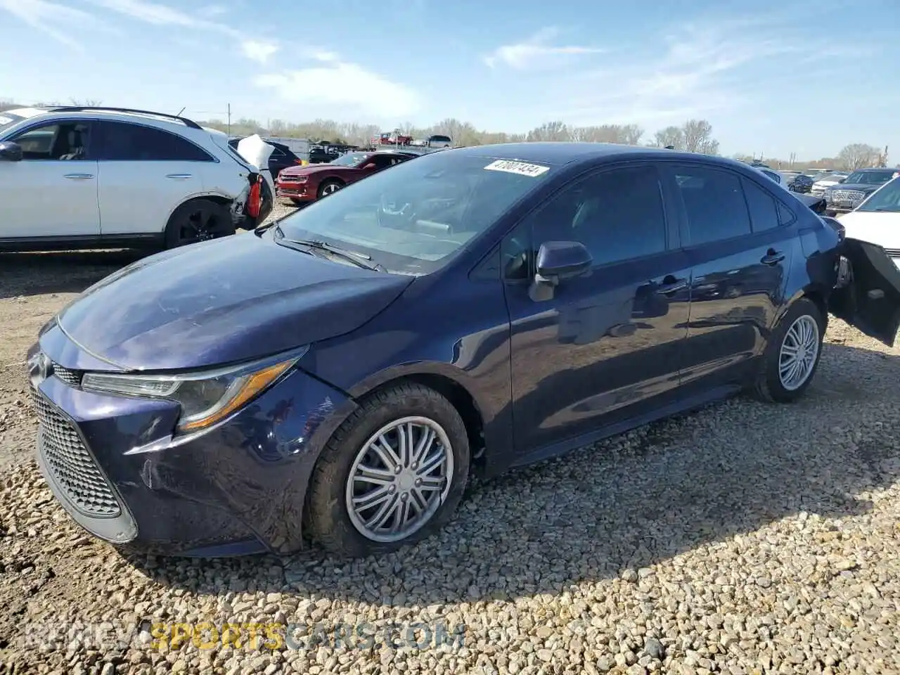 1 Photograph of a damaged car 5YFEPRAE8LP084045 TOYOTA COROLLA 2020