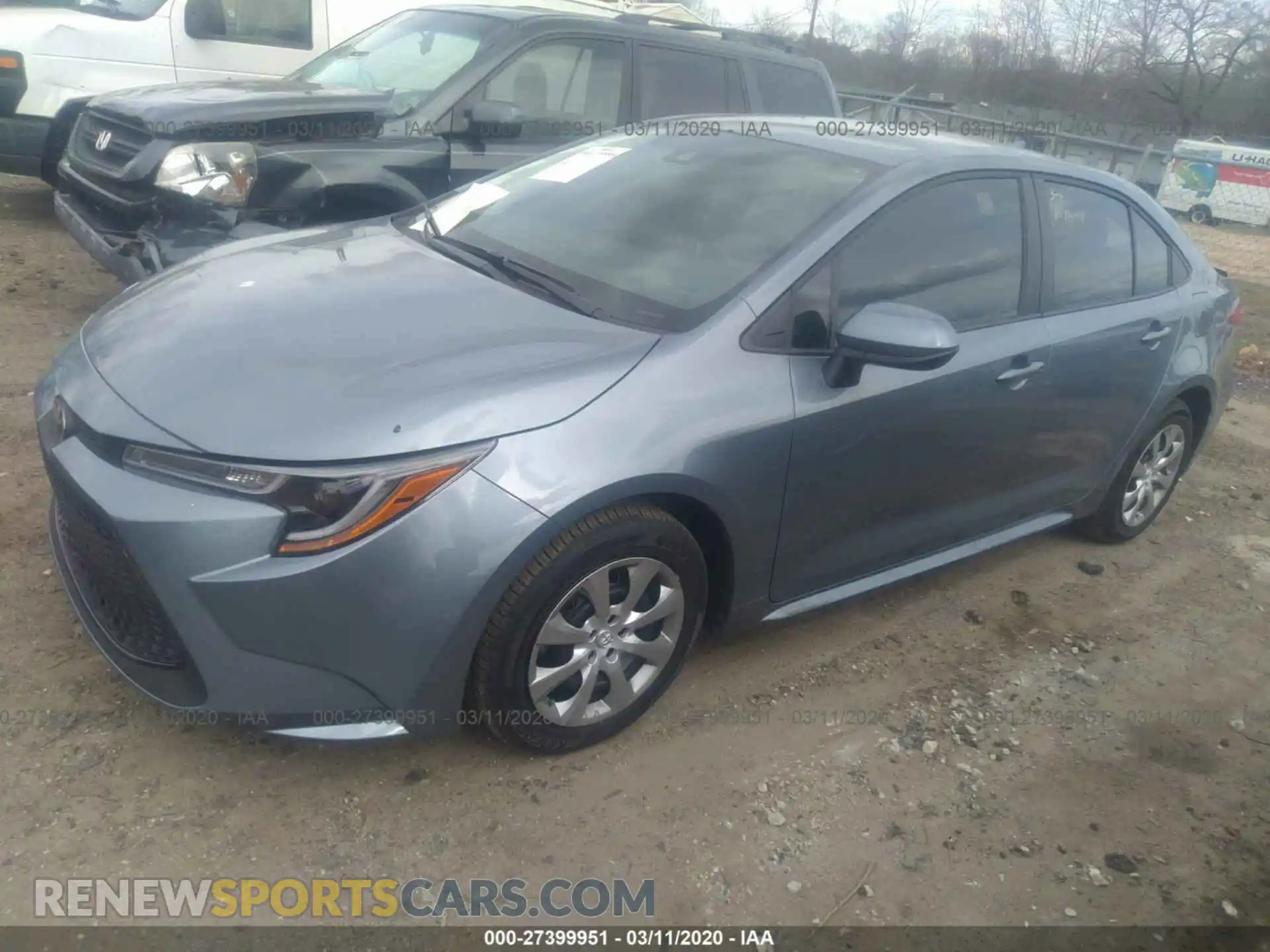 2 Photograph of a damaged car 5YFEPRAE8LP090122 TOYOTA COROLLA 2020