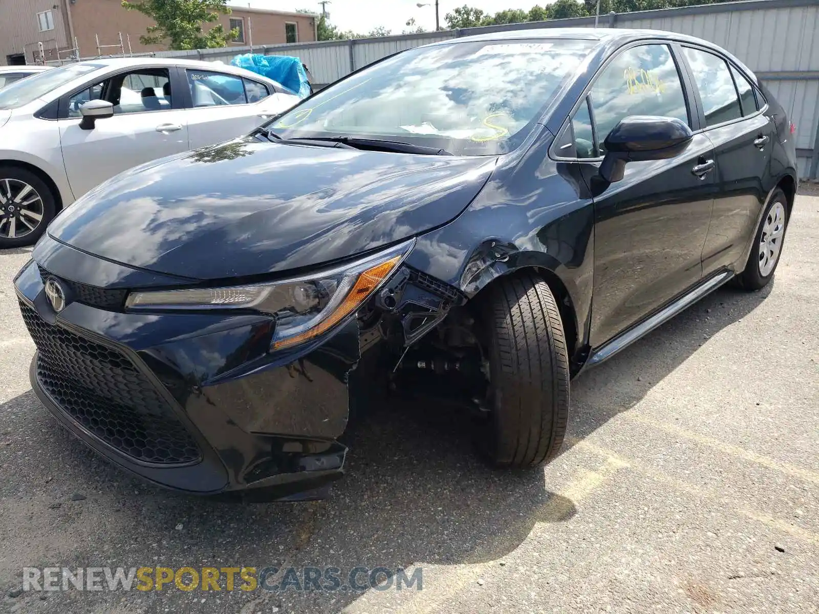 2 Photograph of a damaged car 5YFEPRAE8LP090962 TOYOTA COROLLA 2020