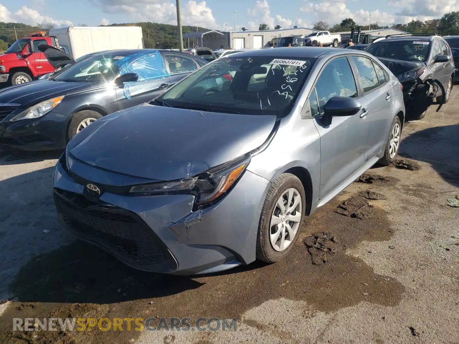 2 Фотография поврежденного автомобиля 5YFEPRAE8LP091139 TOYOTA COROLLA 2020