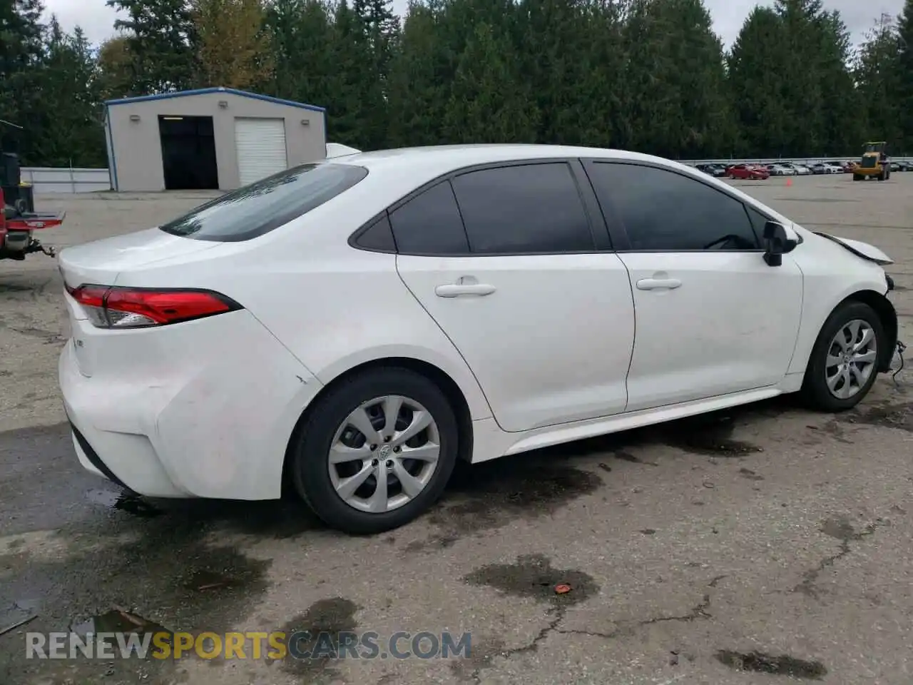 3 Photograph of a damaged car 5YFEPRAE8LP091724 TOYOTA COROLLA 2020