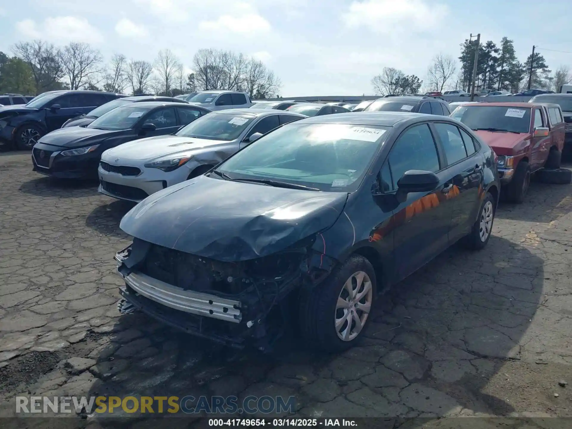2 Photograph of a damaged car 5YFEPRAE8LP094882 TOYOTA COROLLA 2020