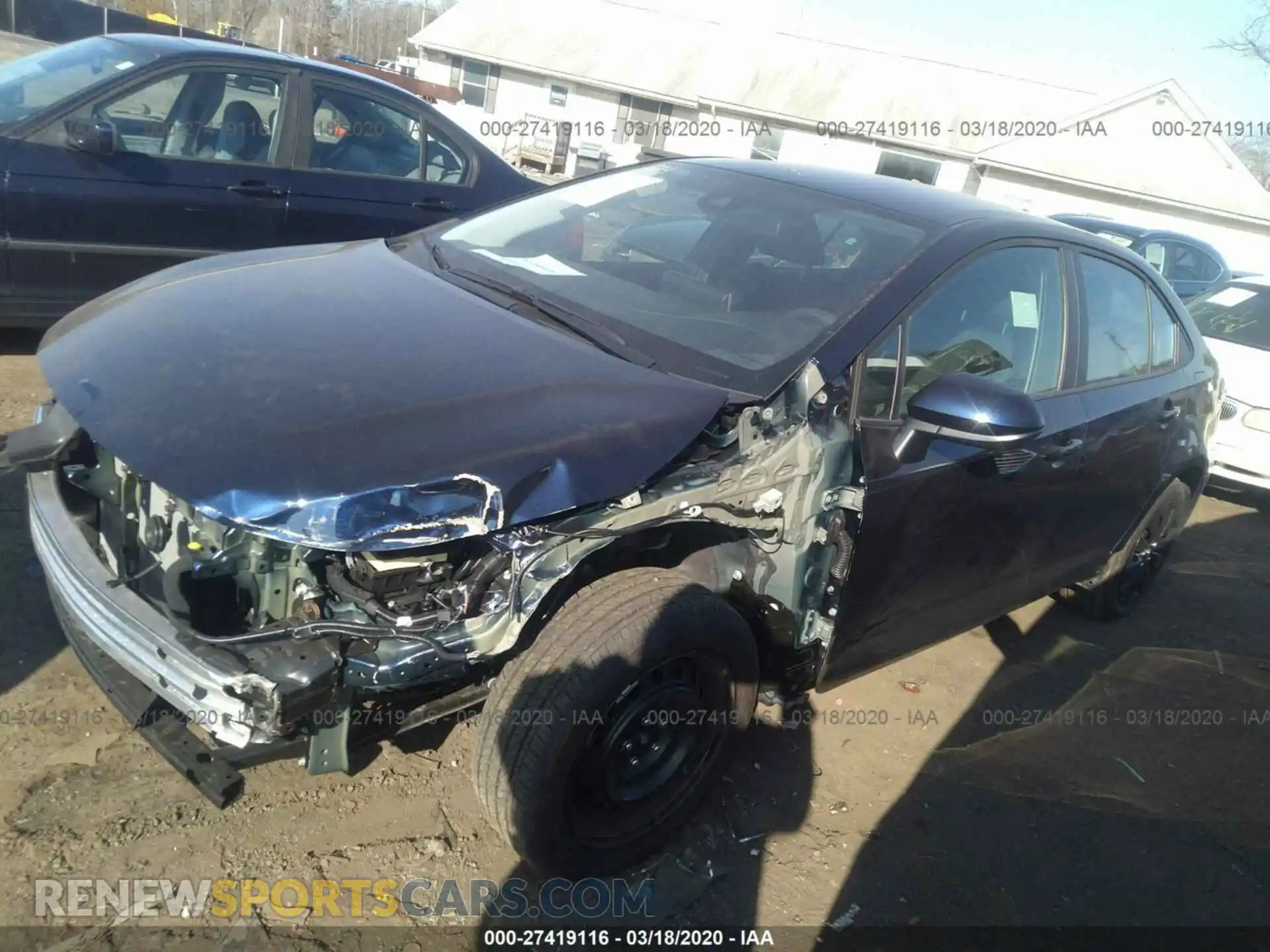 2 Photograph of a damaged car 5YFEPRAE8LP095563 TOYOTA COROLLA 2020