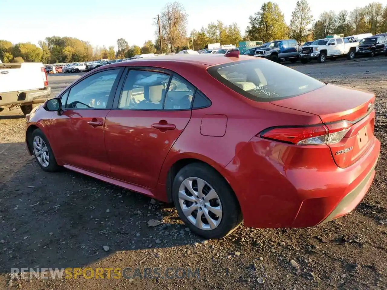 2 Photograph of a damaged car 5YFEPRAE8LP099211 TOYOTA COROLLA 2020