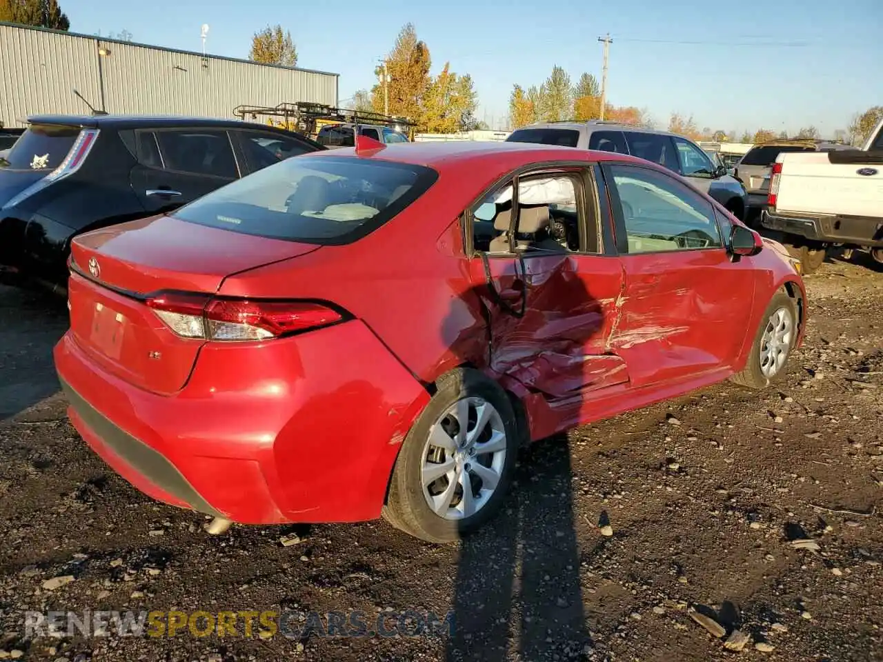 3 Photograph of a damaged car 5YFEPRAE8LP099211 TOYOTA COROLLA 2020