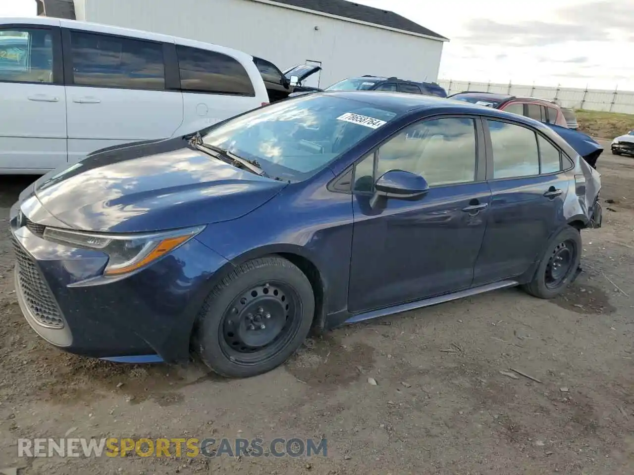 1 Photograph of a damaged car 5YFEPRAE8LP101698 TOYOTA COROLLA 2020