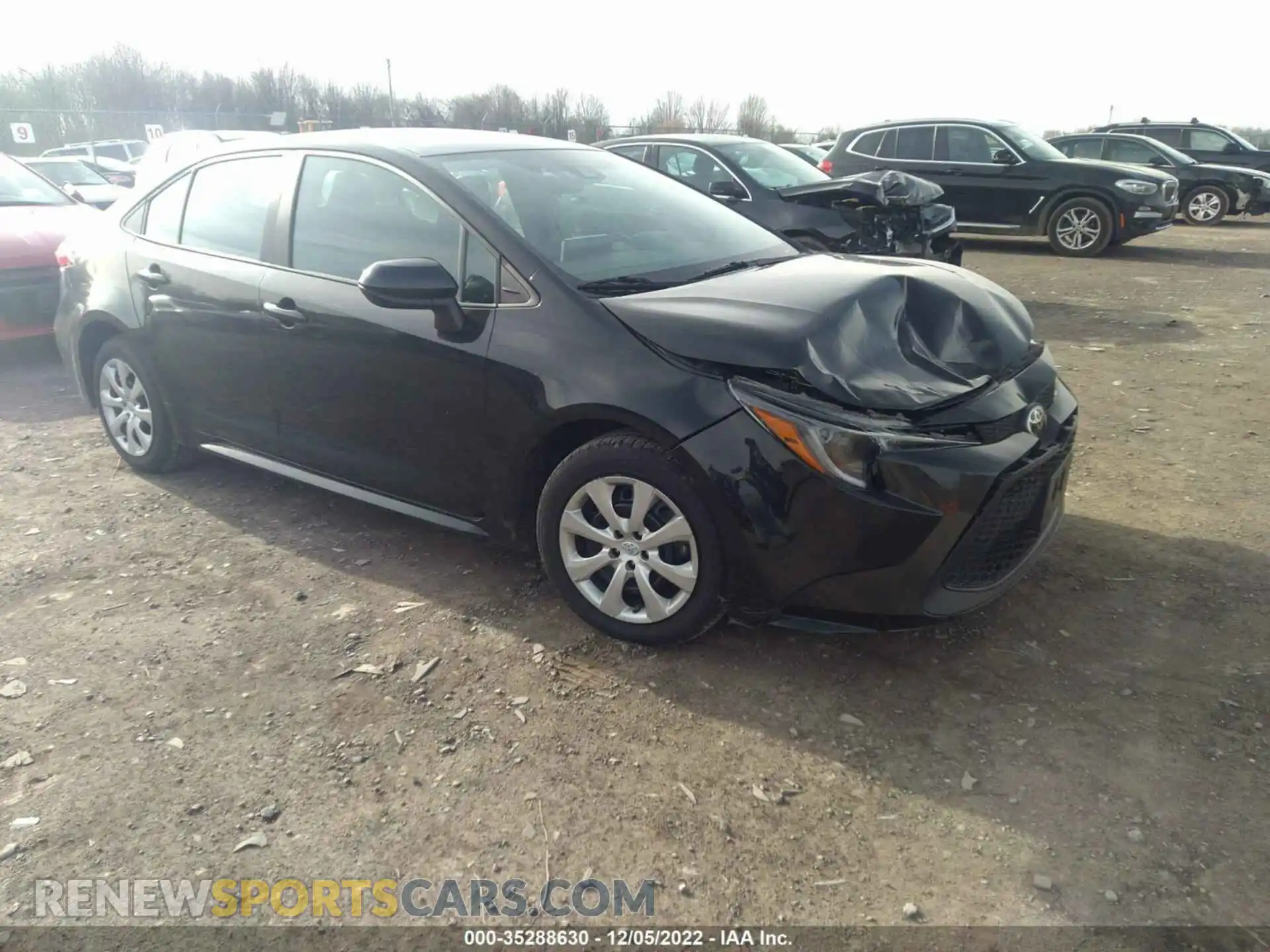 1 Photograph of a damaged car 5YFEPRAE8LP108313 TOYOTA COROLLA 2020