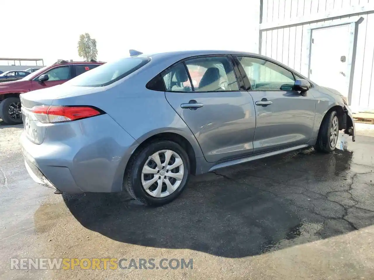 3 fotografías del automóvil dañado 5YFEPRAE8LP115651 TOYOTA COROLLA 2020